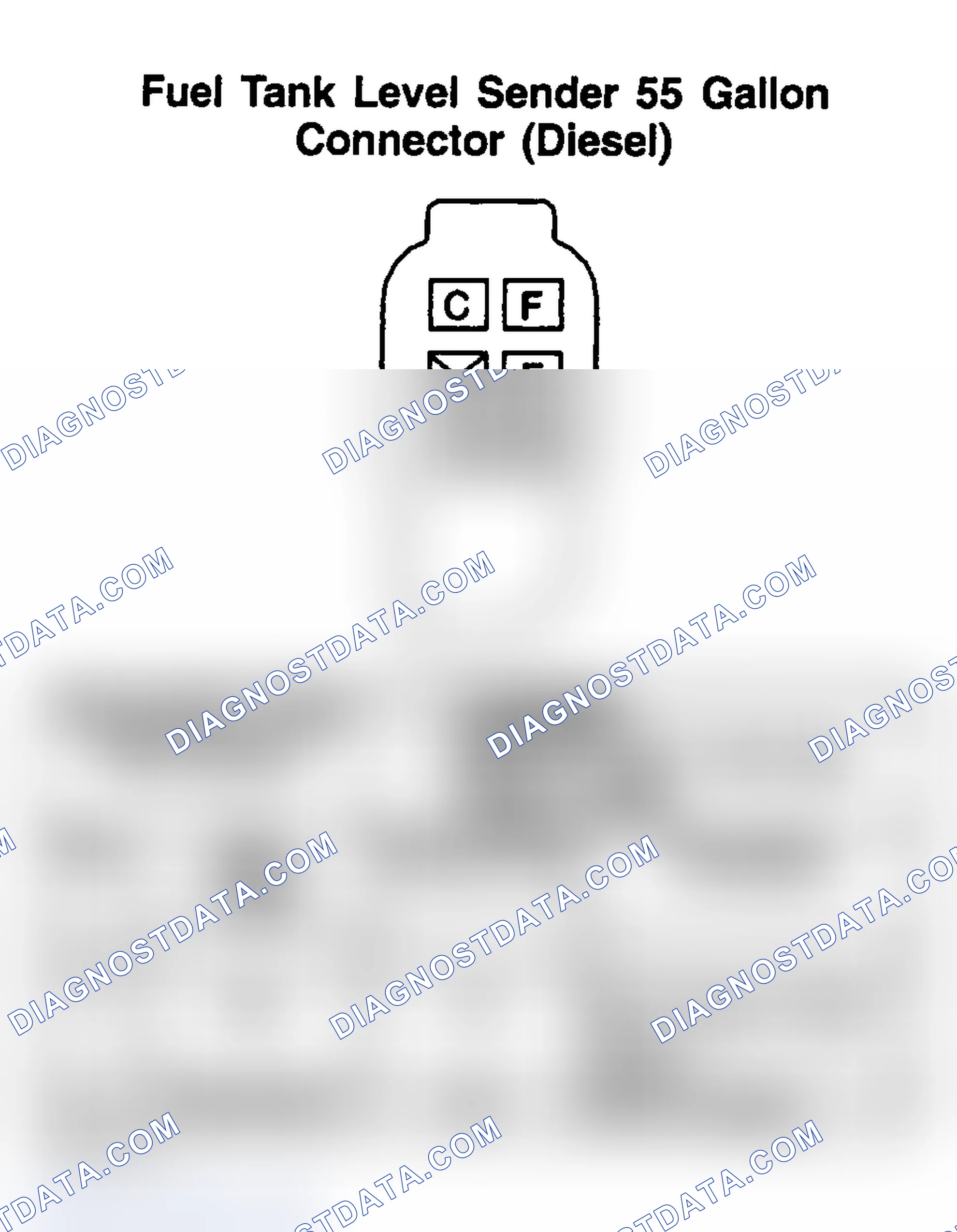 Scheme 165: FUEL TANK LEVEL SENDER (55-GALLON TANK - DIESEL)