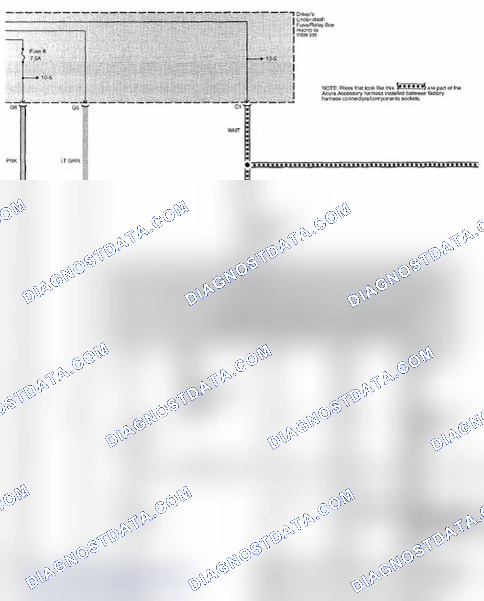 Scheme 220: Remote Starting System Circuit Diagram (Acura Accessory:Keyless Access) (Page 21-33)