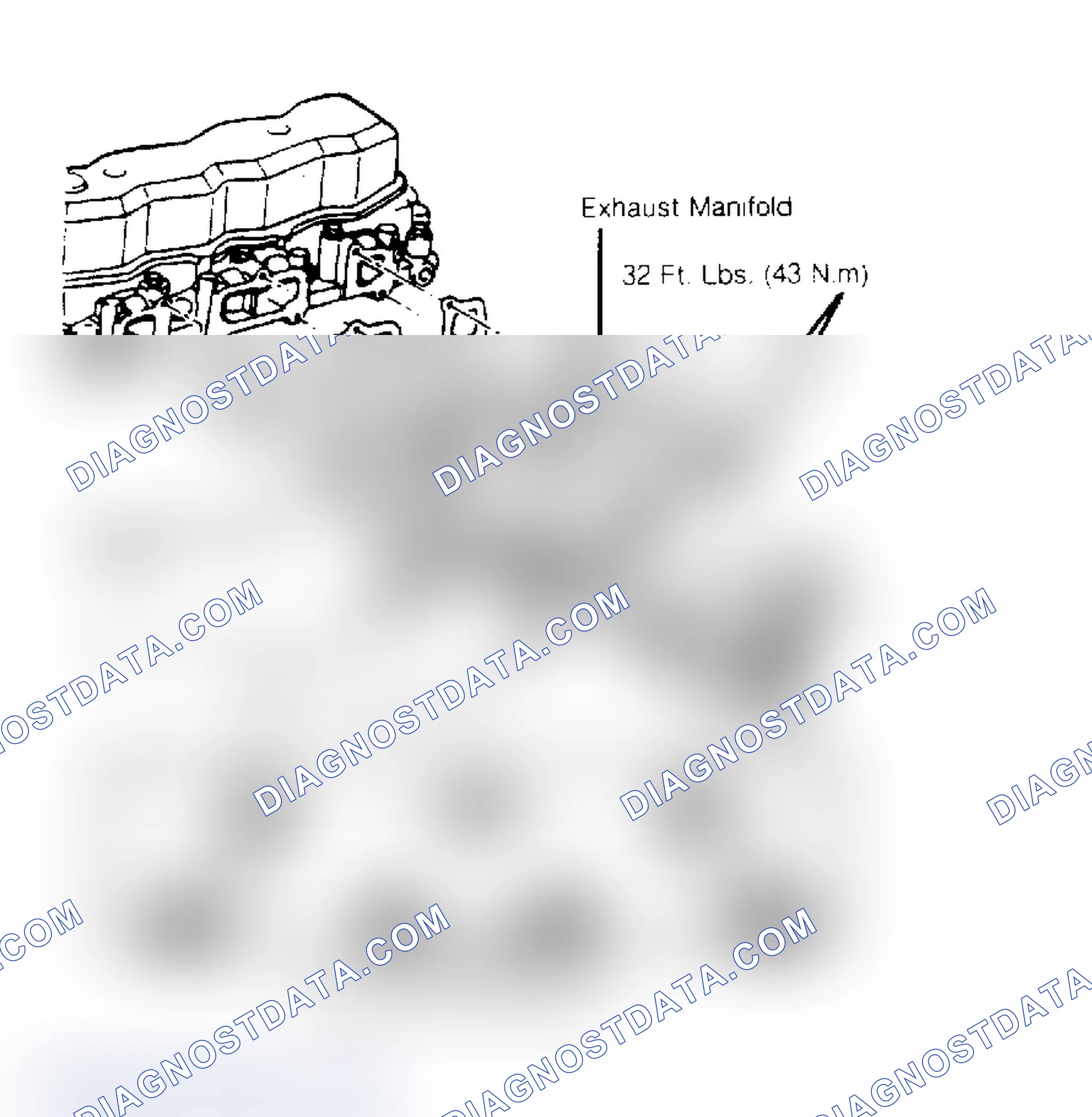 Scheme 2: Exhaust Manifold Torque Specifications & Sequence