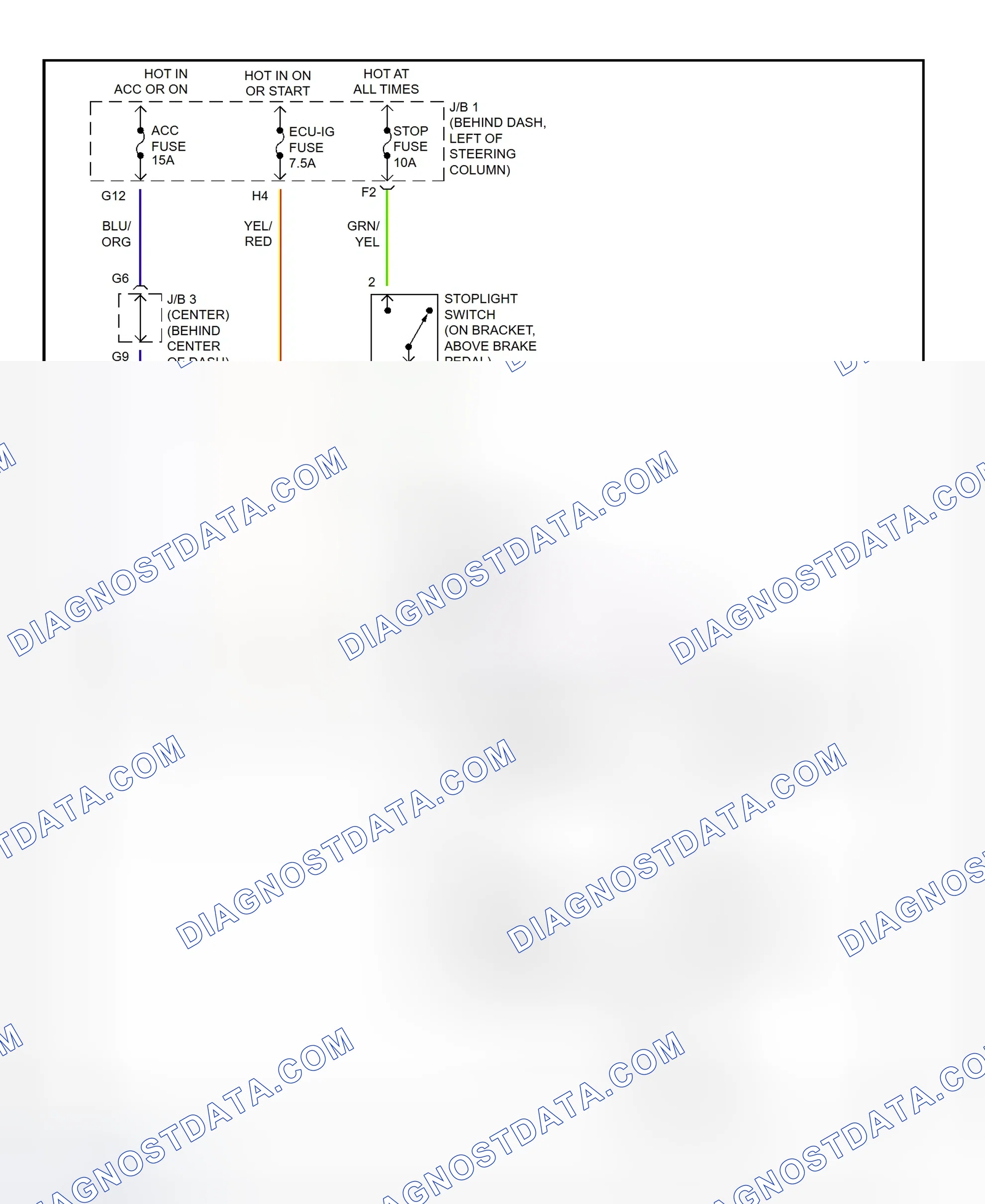 Scheme 400: Shift Interlock System Wiring Diagram (2002 - Toyota Tacoma)