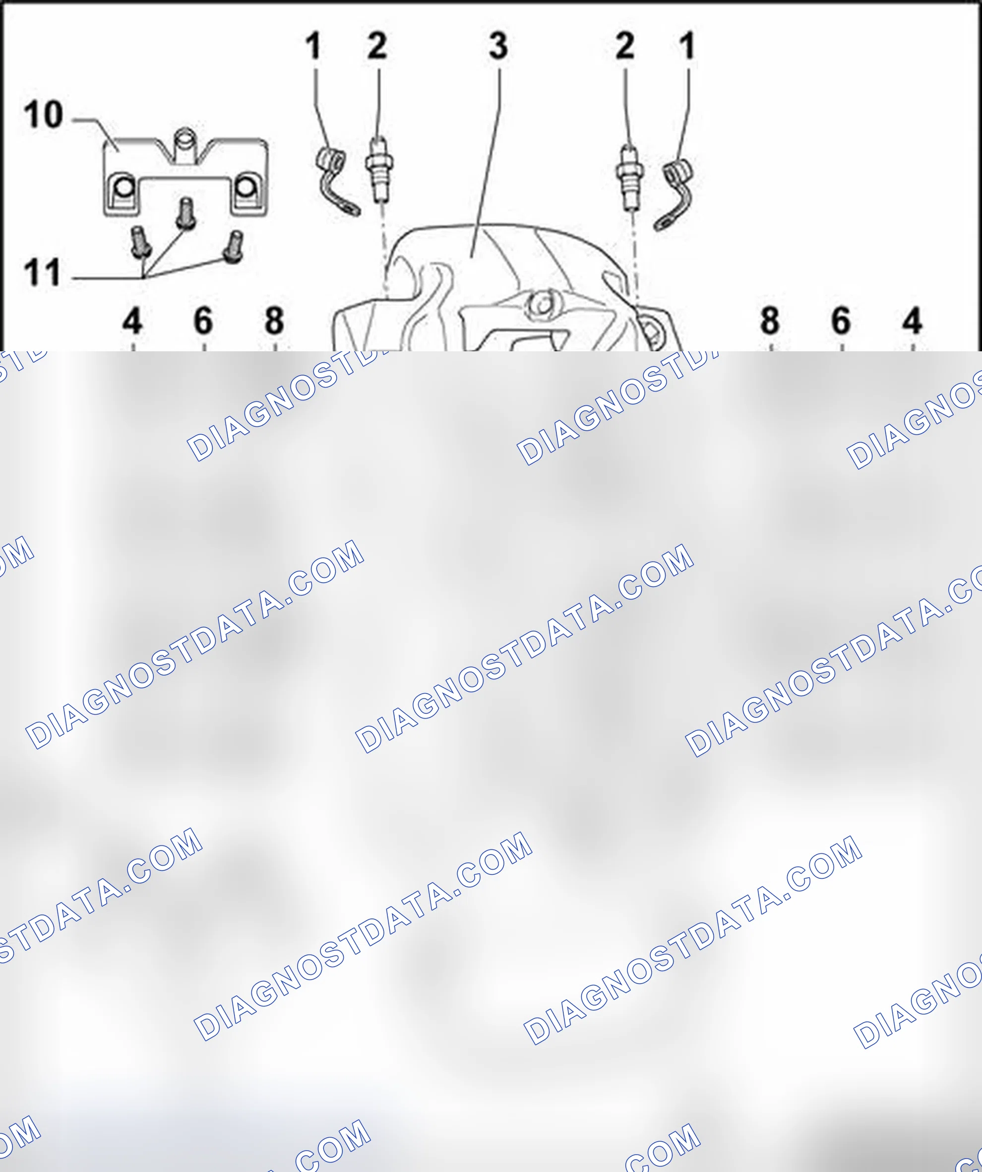 Scheme 134: Brake caliper, servicing