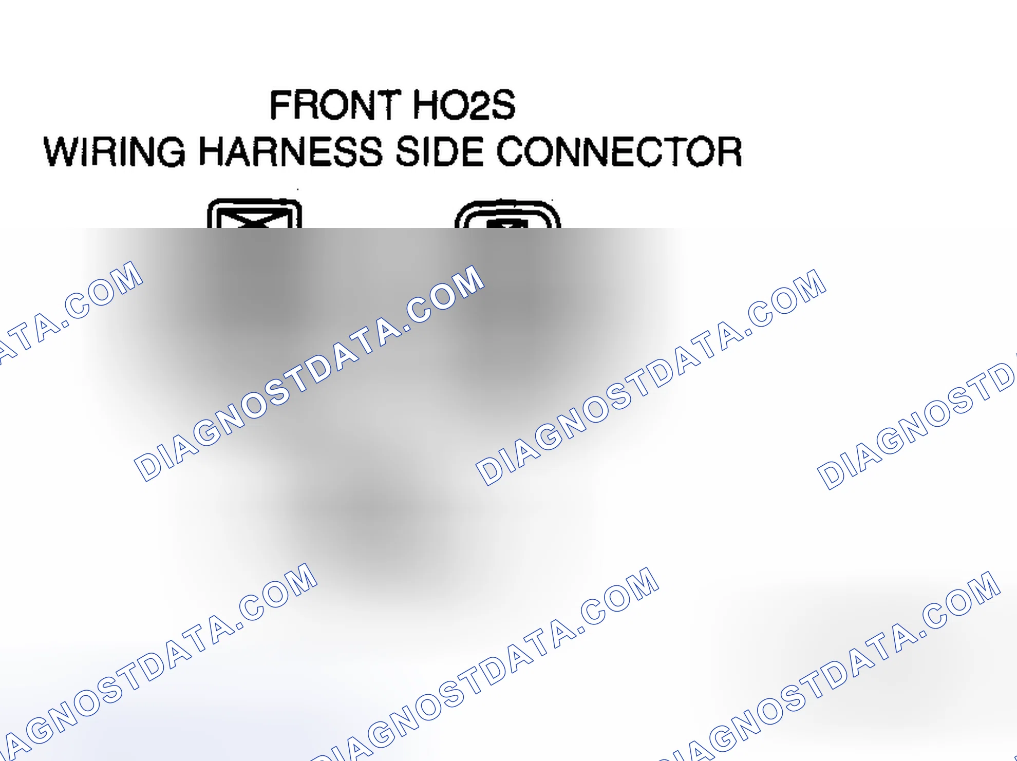 Scheme 86: Front HO2S circuit open/short inspection (sensor)
