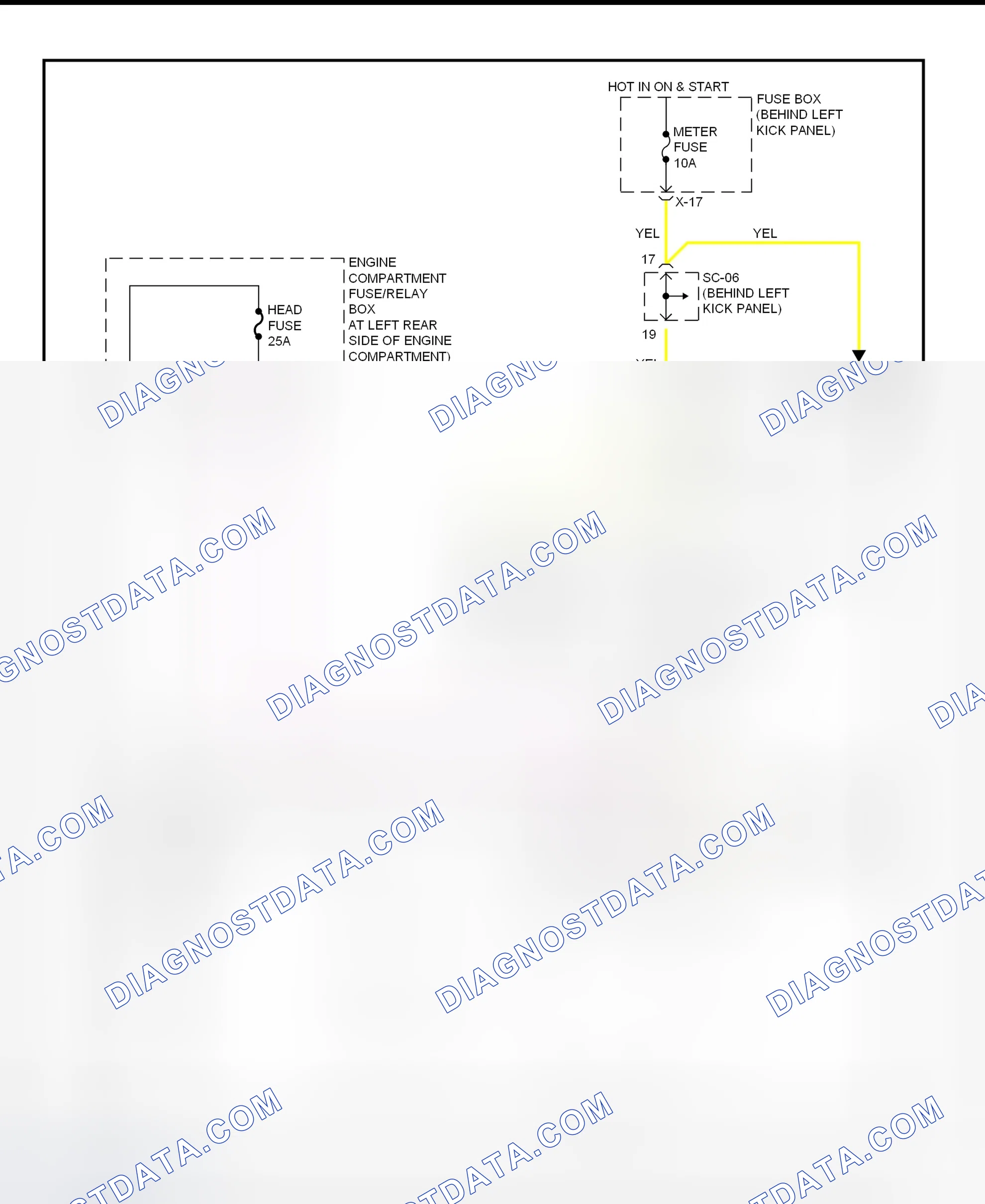 Scheme 4: Charging System Wiring Diagram (Sephia & Spectra)