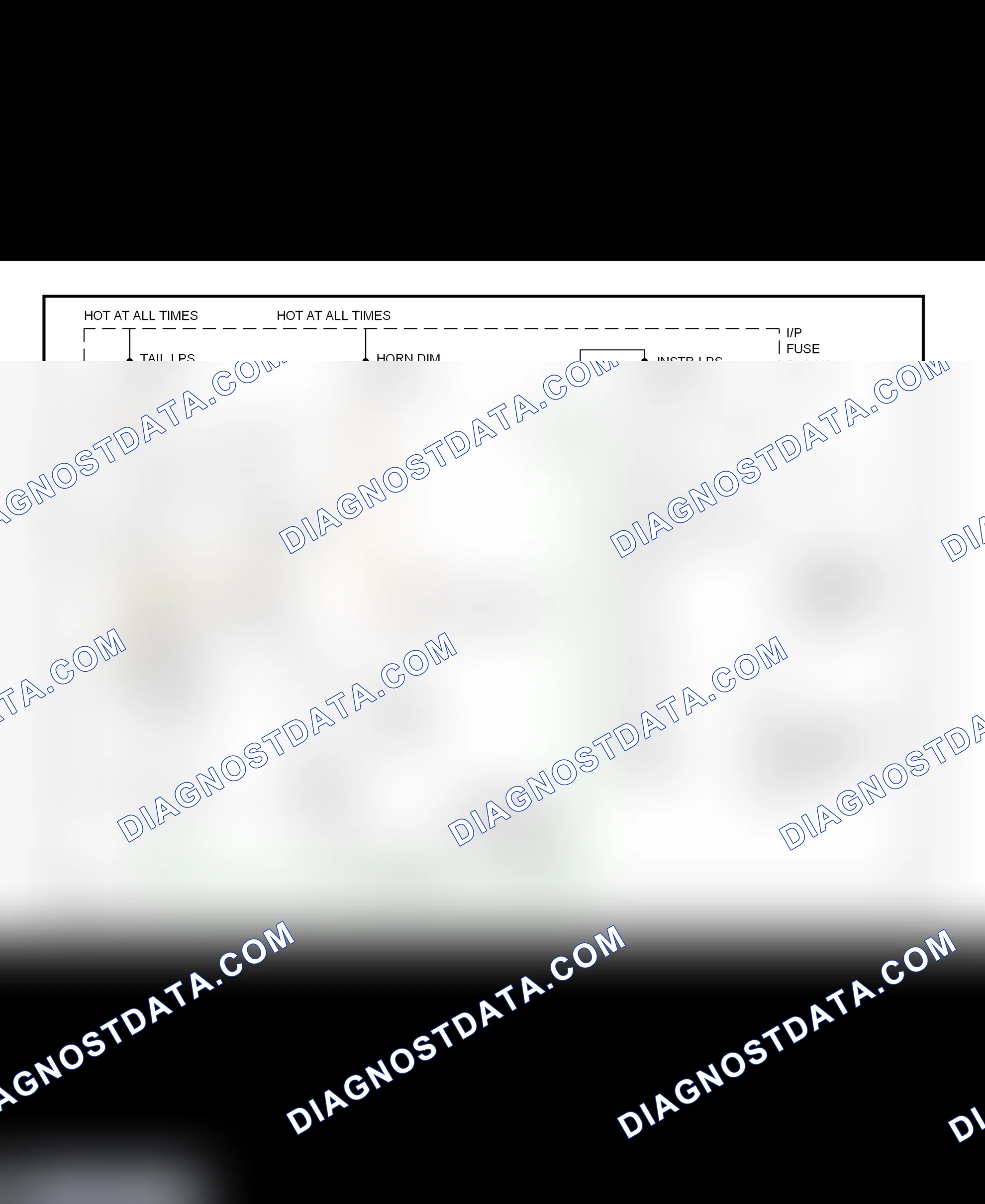 Scheme 39: Illumination/Interior Lights Wiring Diagram (Forward Control - Commercial Chassis)