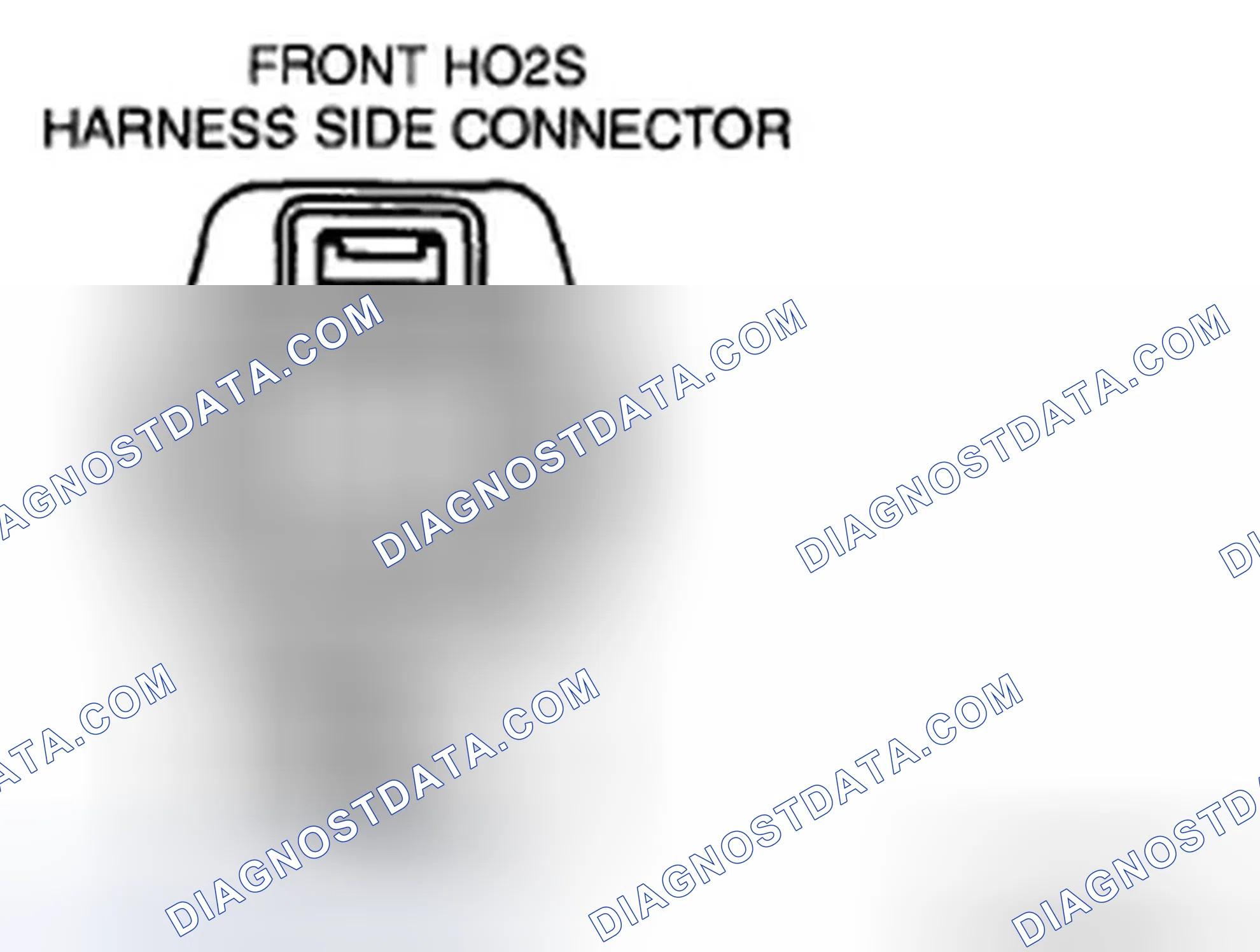 Scheme 56: Front HO2S circuit open/short inspection (sensor)