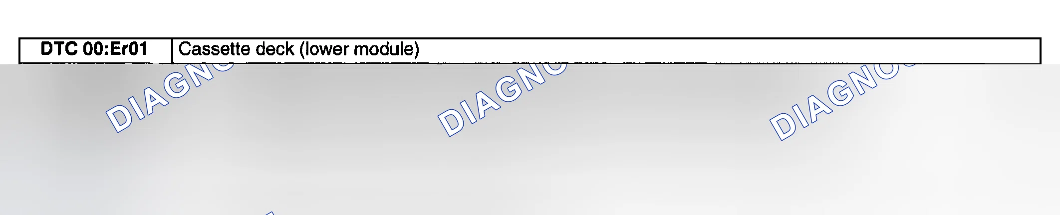 Scheme 73: DTC 00:ER01