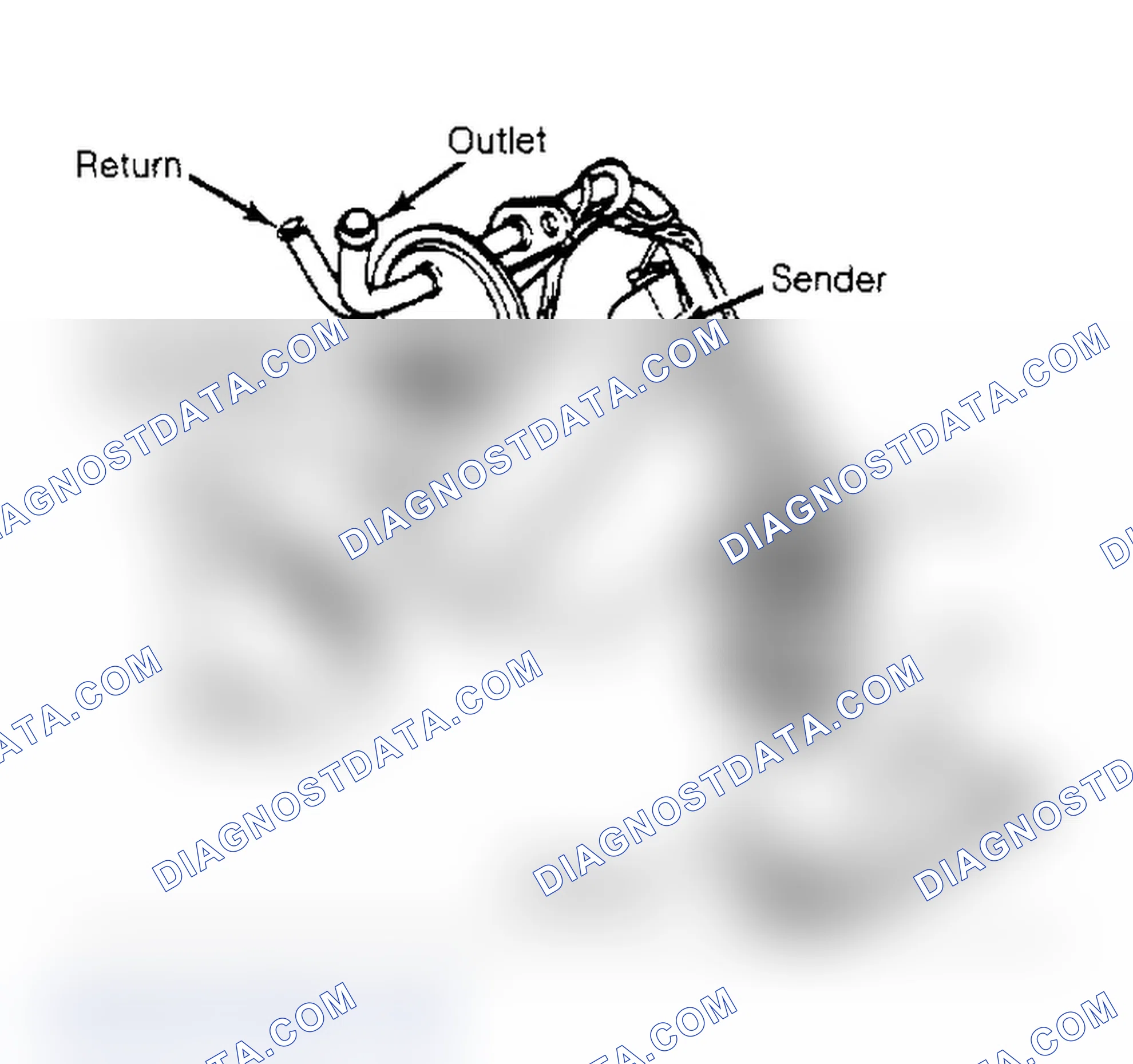 Fig. 2: Typical Electric Fuel Pump Installation In Fuel Tank (All But Aries and Reliant