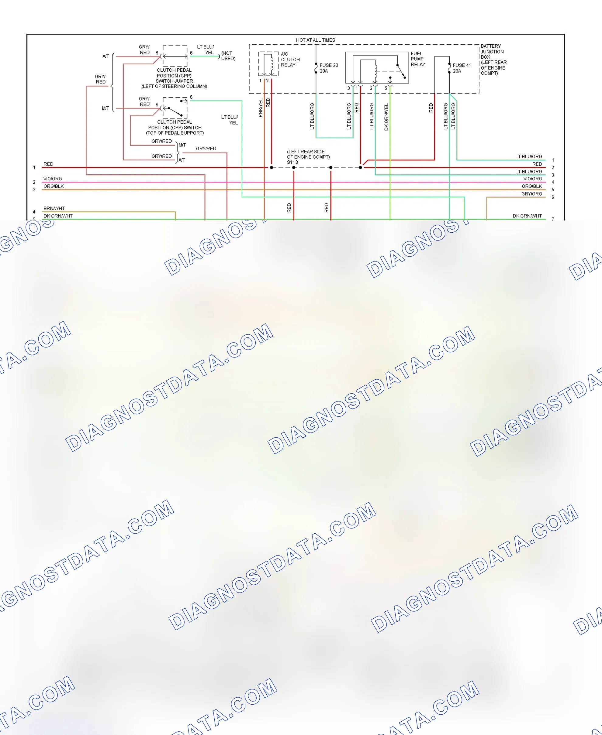 Scheme 151: PCM Wiring Diagram (Ranger - 2.3L - 2 Of 4)