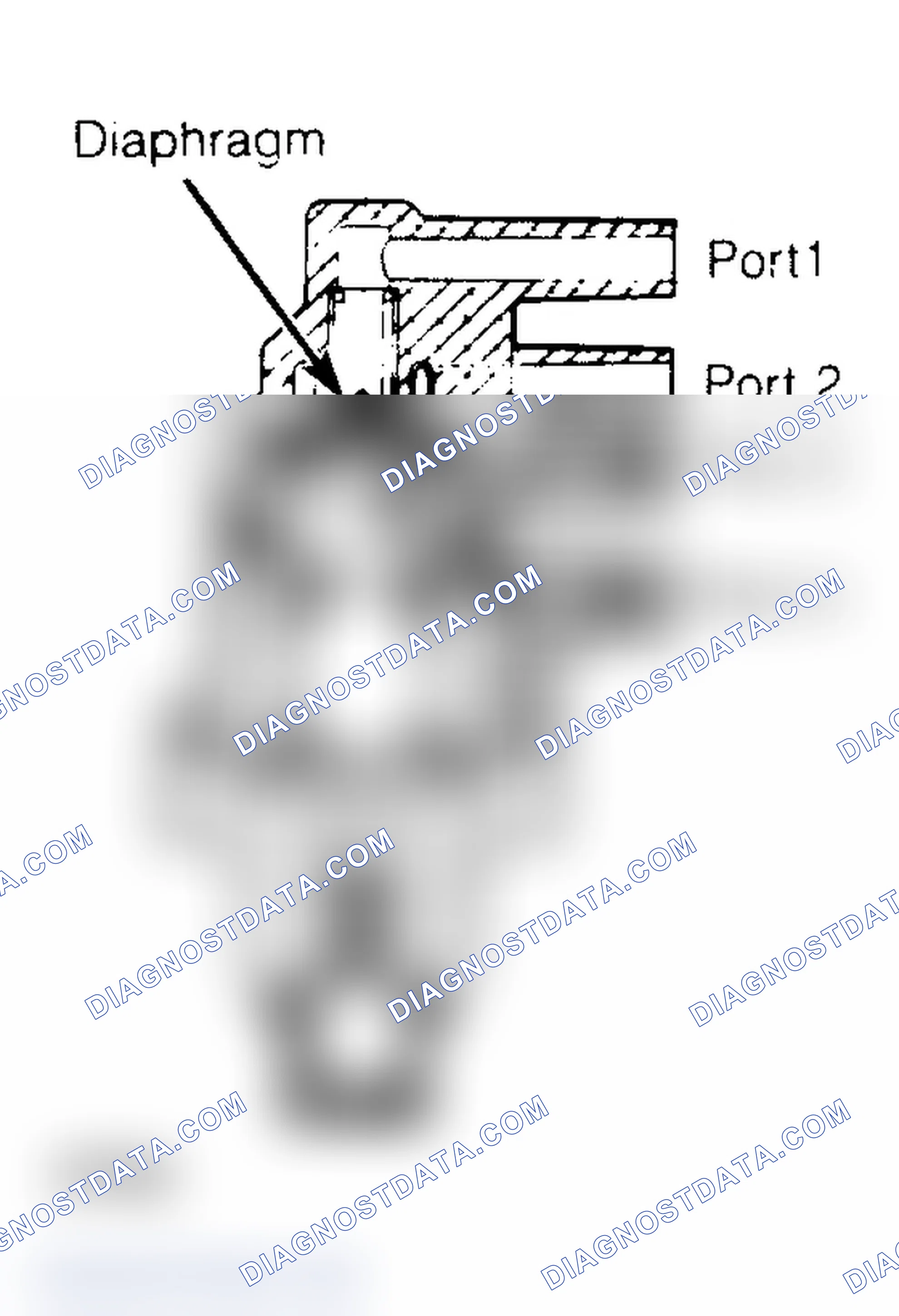 Scheme 50: Cutaway View of 4-Port PVS Connect vacuum gauge to first and third port to check PVS.