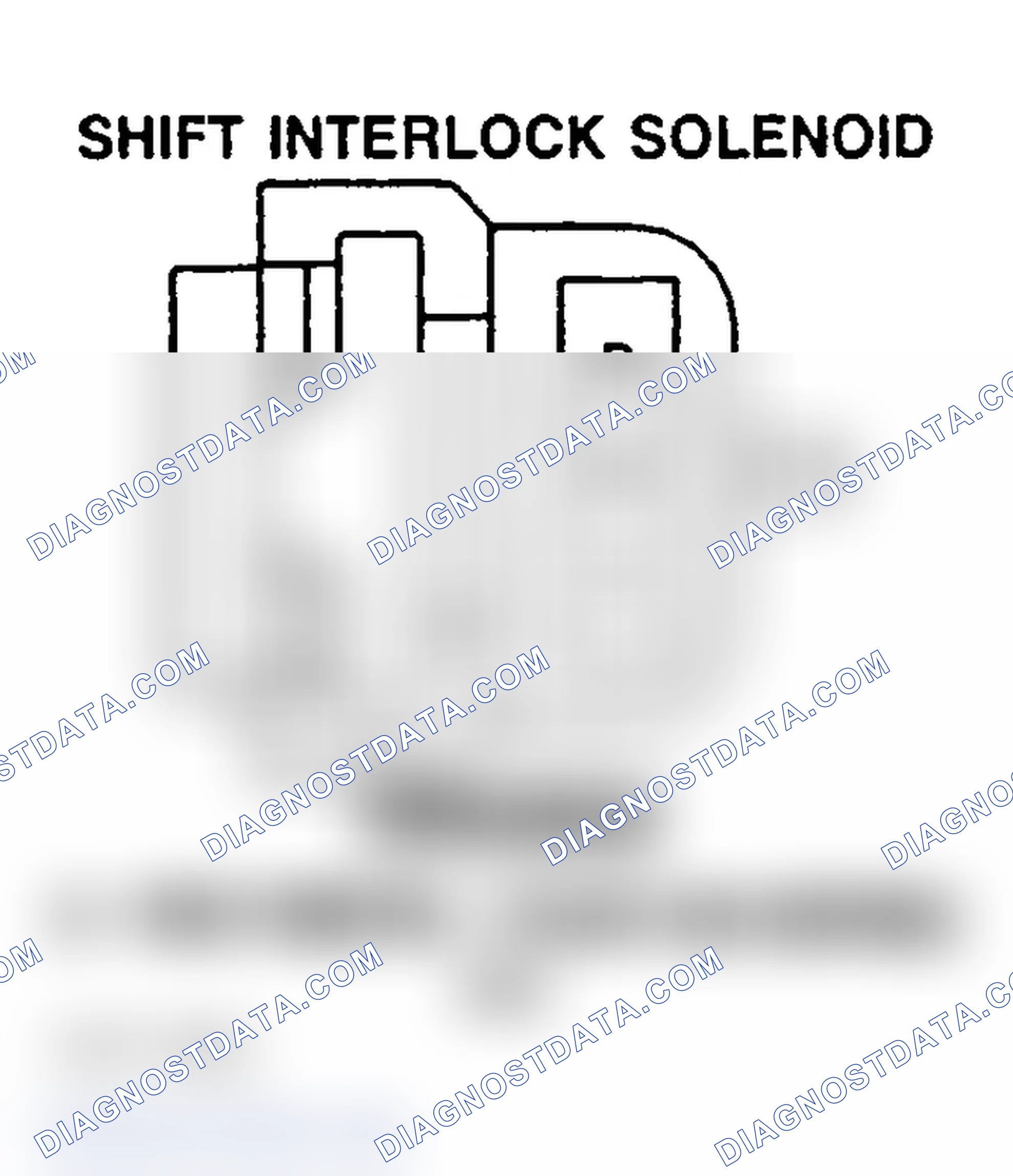Scheme 225: SHIFT INTERLOCK SOLENOID