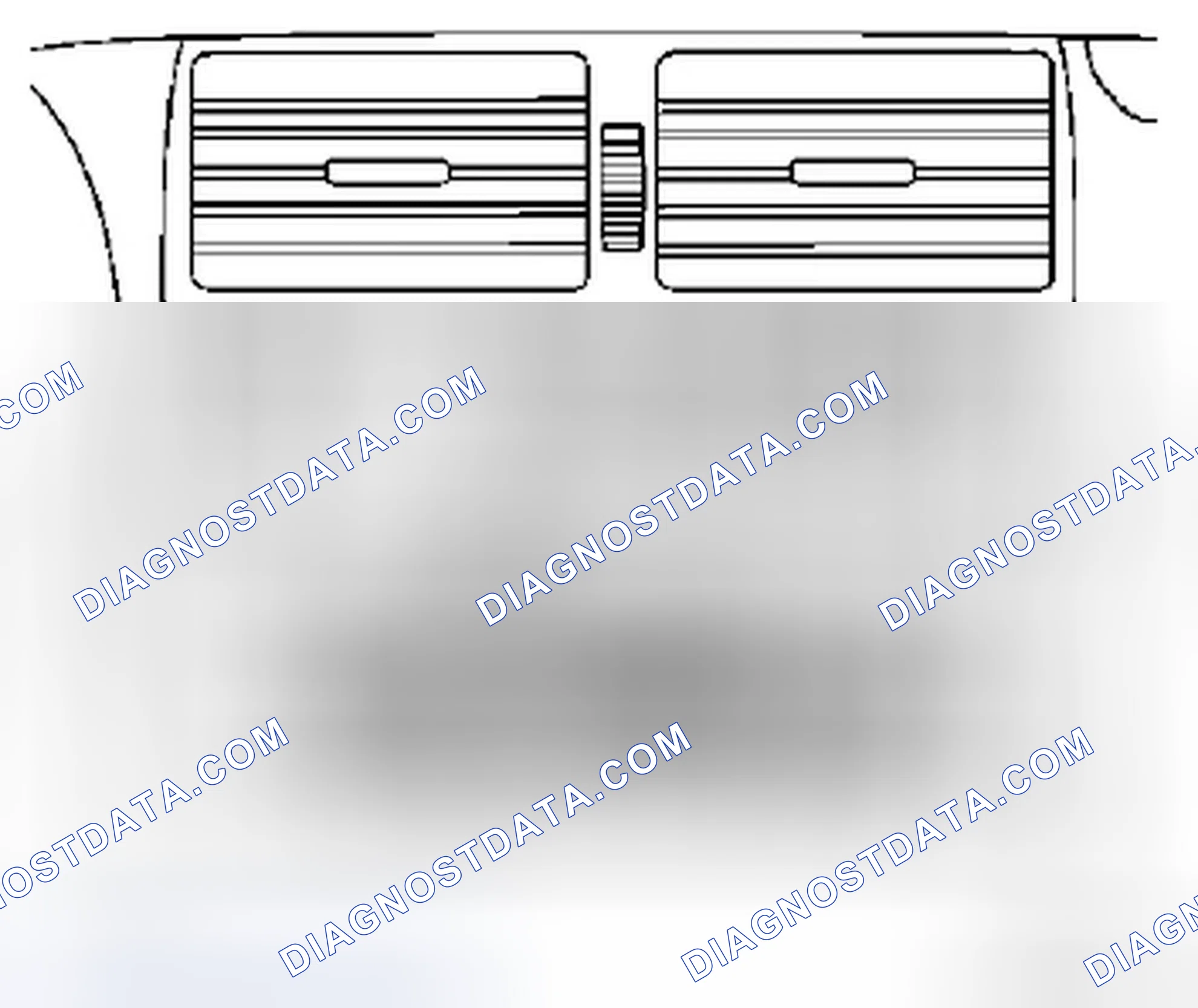 Scheme 111: Recirculated air button, location - GF83.40-P-2102-02A