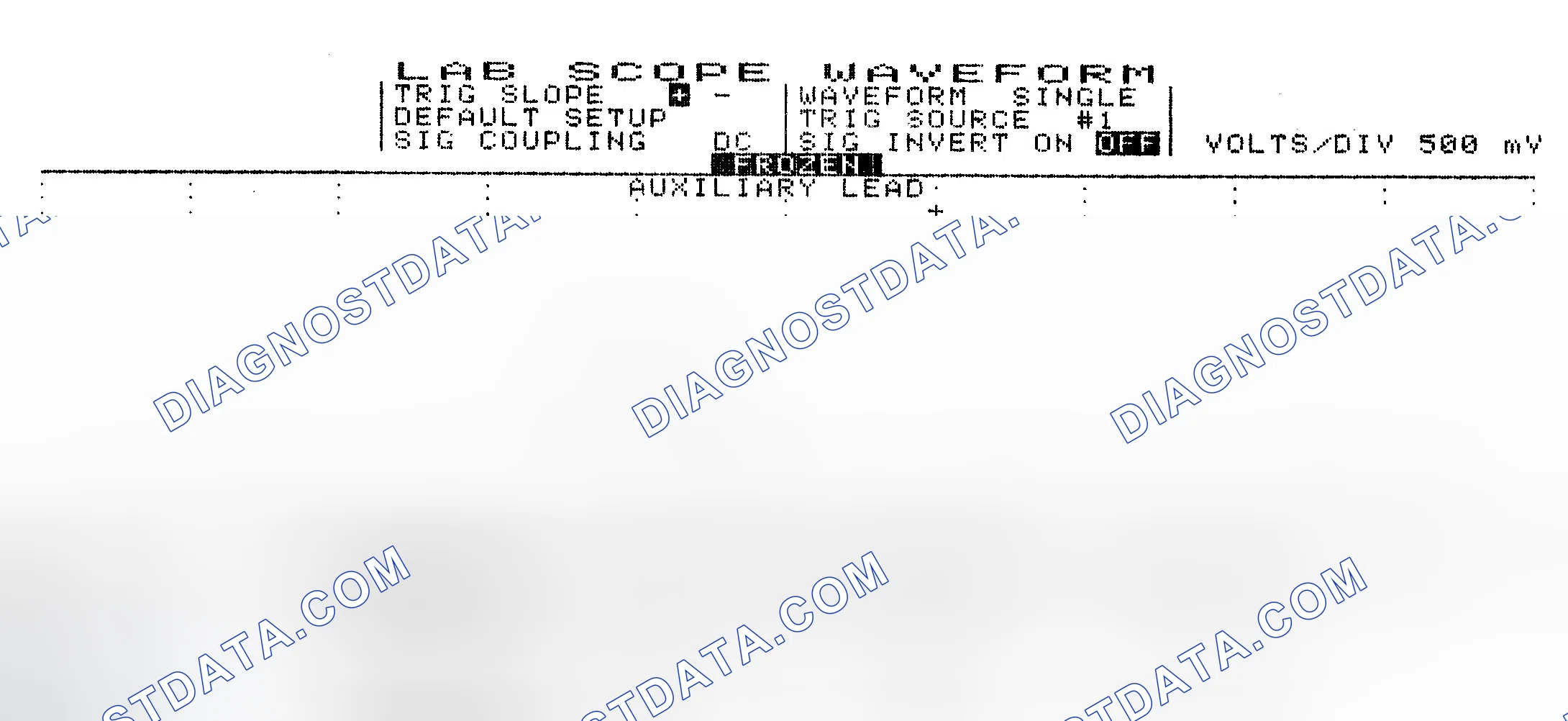 Scheme 10: Single Injector w/Excessive Current Flow - Current Pattern