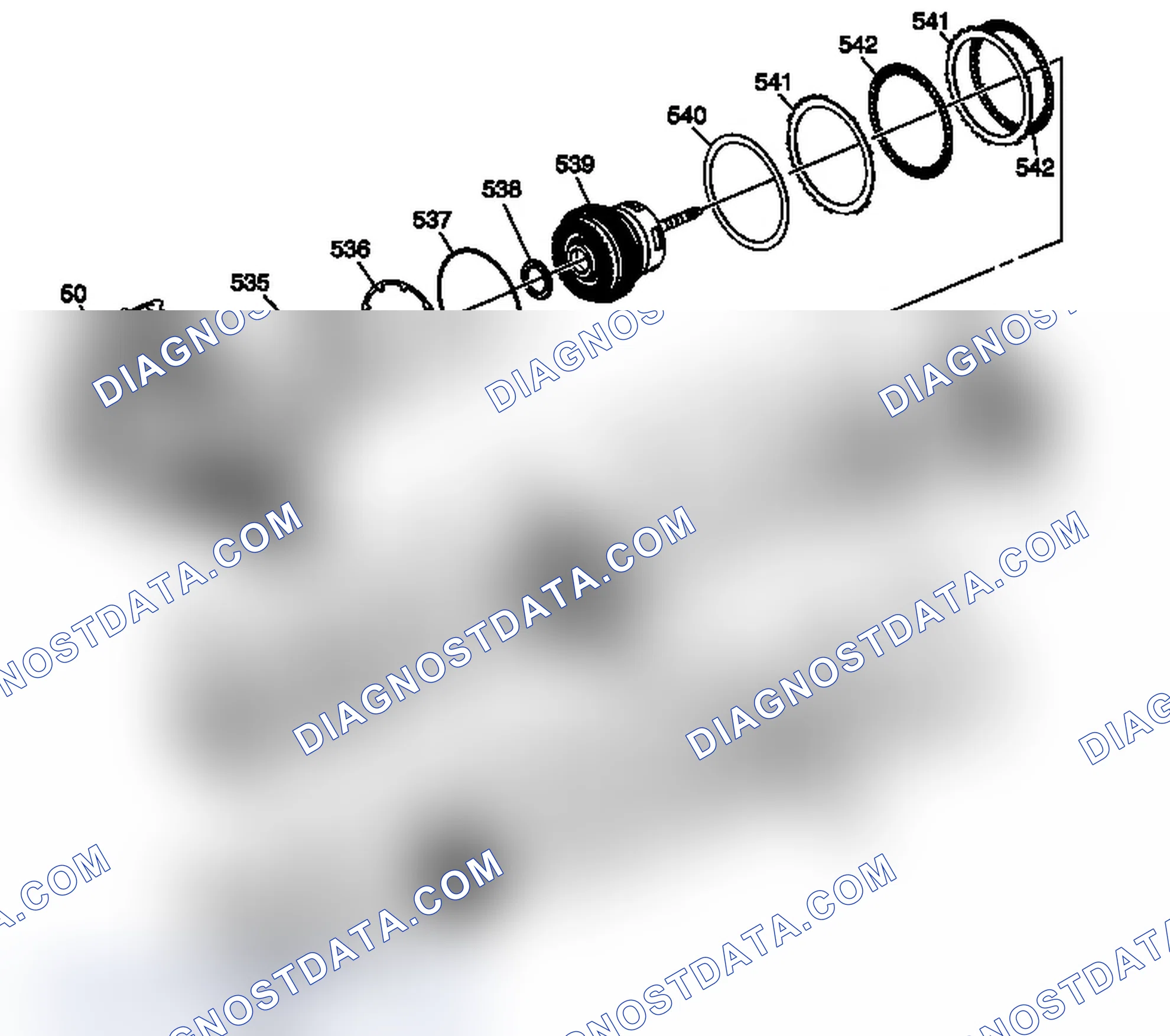 Scheme 163: 2-6, Low and Reverse and 1-2-3-4 Clutch Plate Assemblies - Gen 2