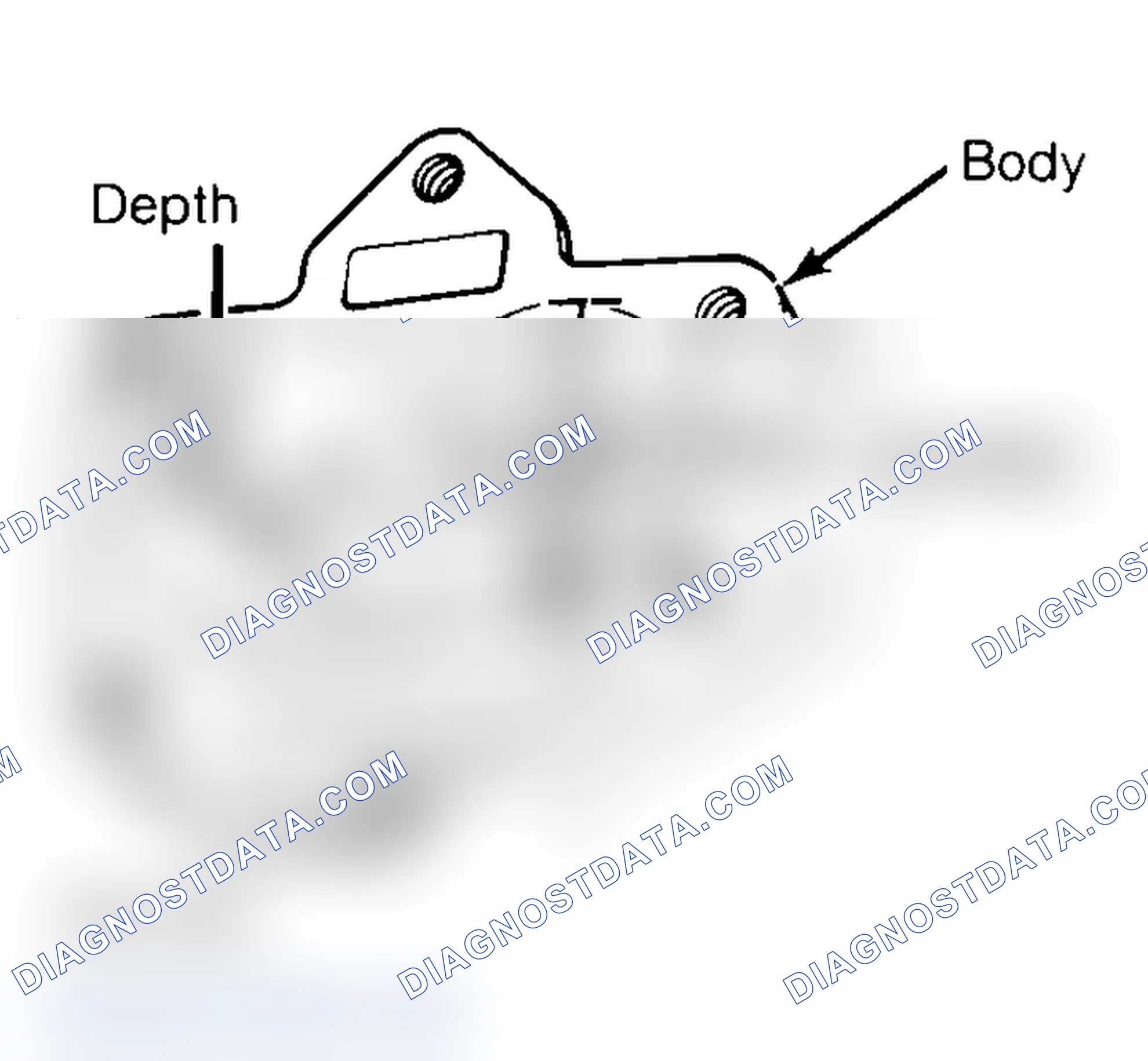 Scheme 35: Measuring Oil Pump Gear Cavity