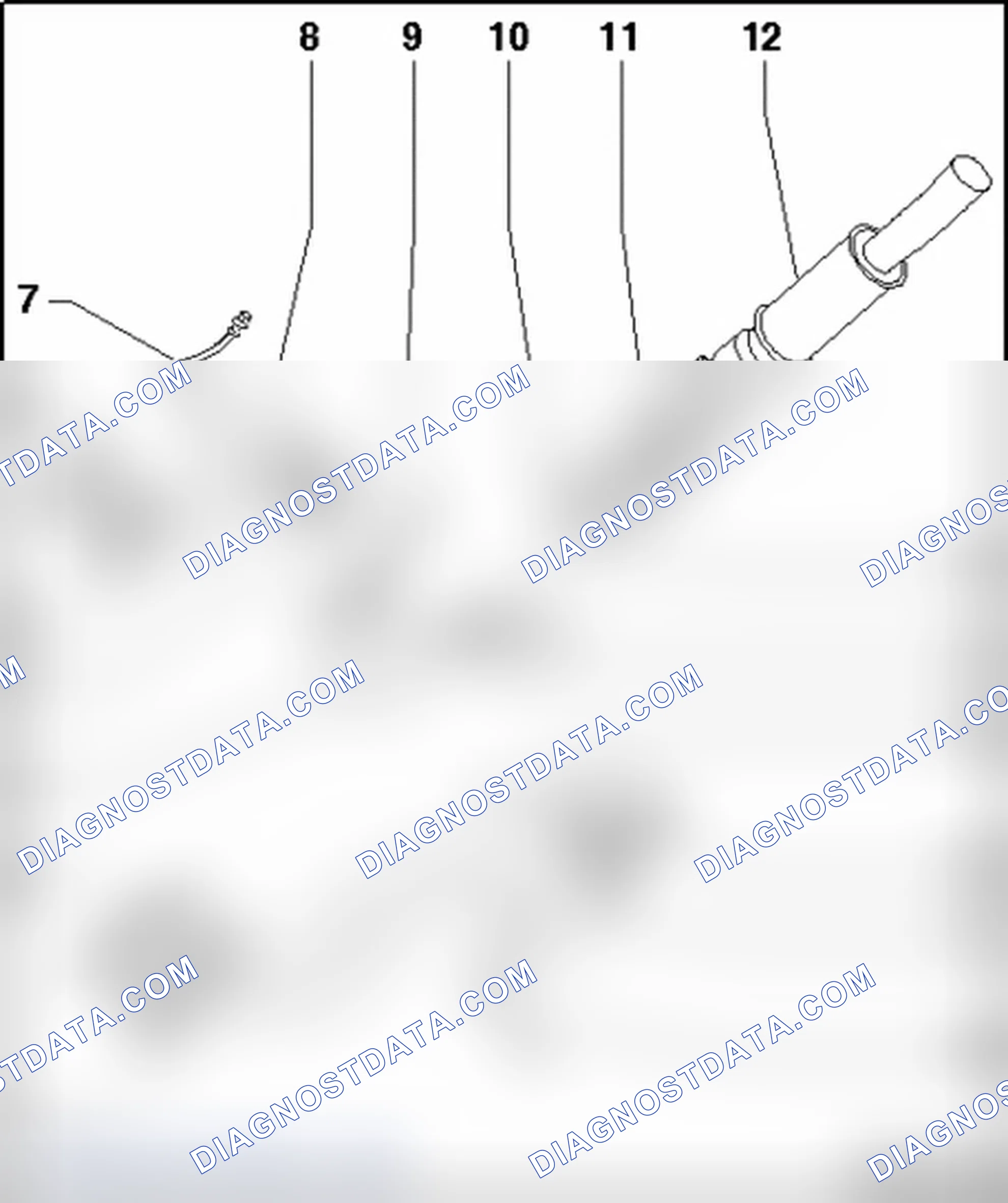 Scheme 349: Front exhaust system