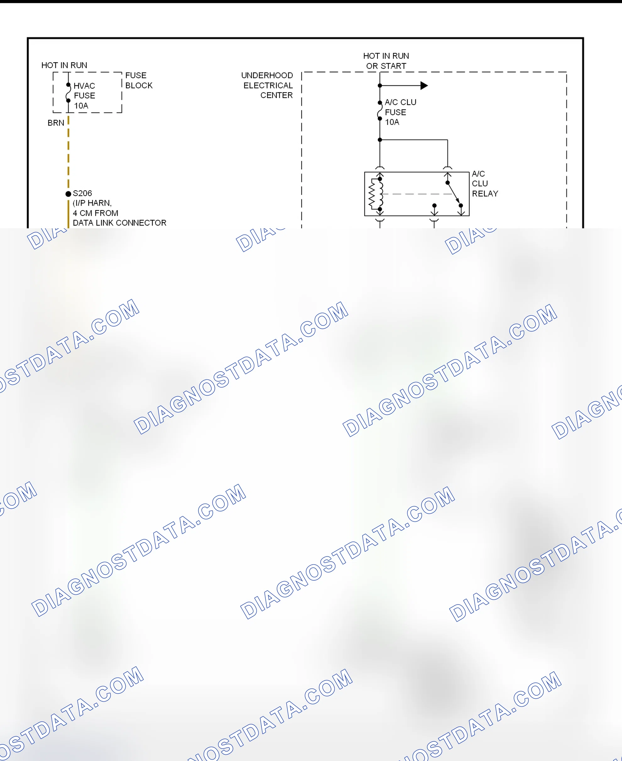 Scheme 18: A/C Compressor Clutch Control Circuit Wiring Diagram (Grand Prix)
