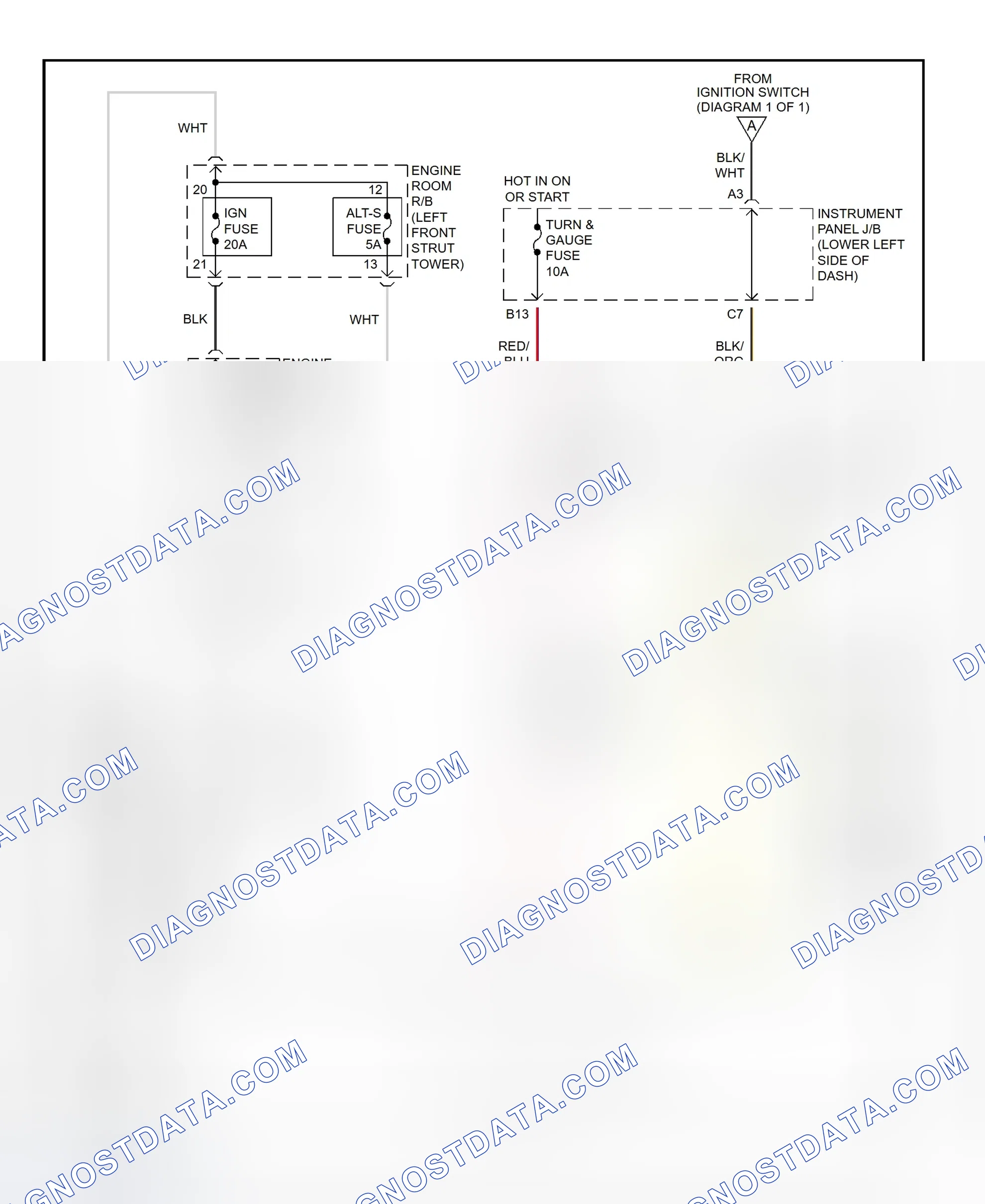 Scheme 7: Charging System Wiring Diagram (RAV4)