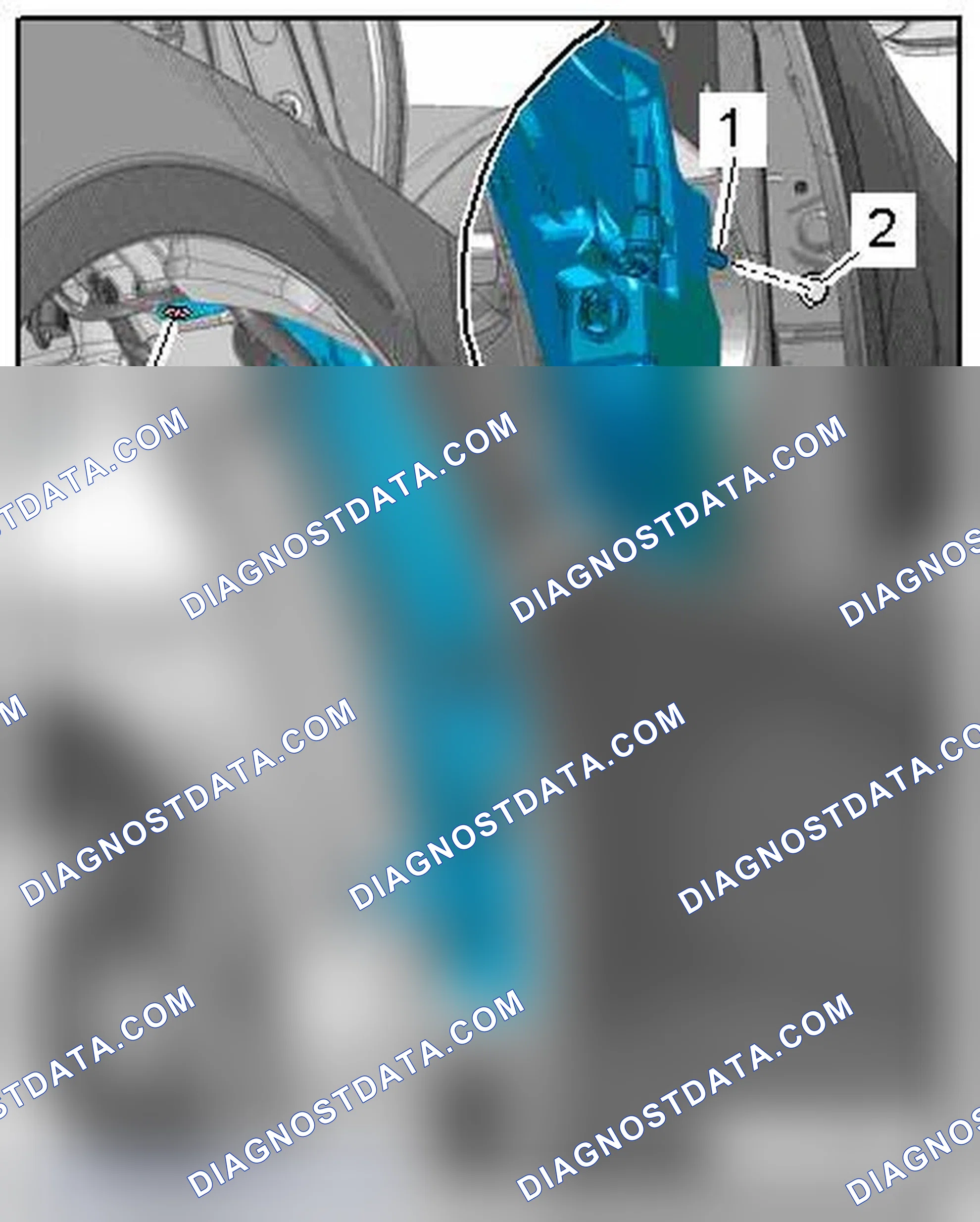 Scheme 69: WASHER FLUID RESERVOIR, TIGHTENING SPECIFICATIONS AND SEQUENCE