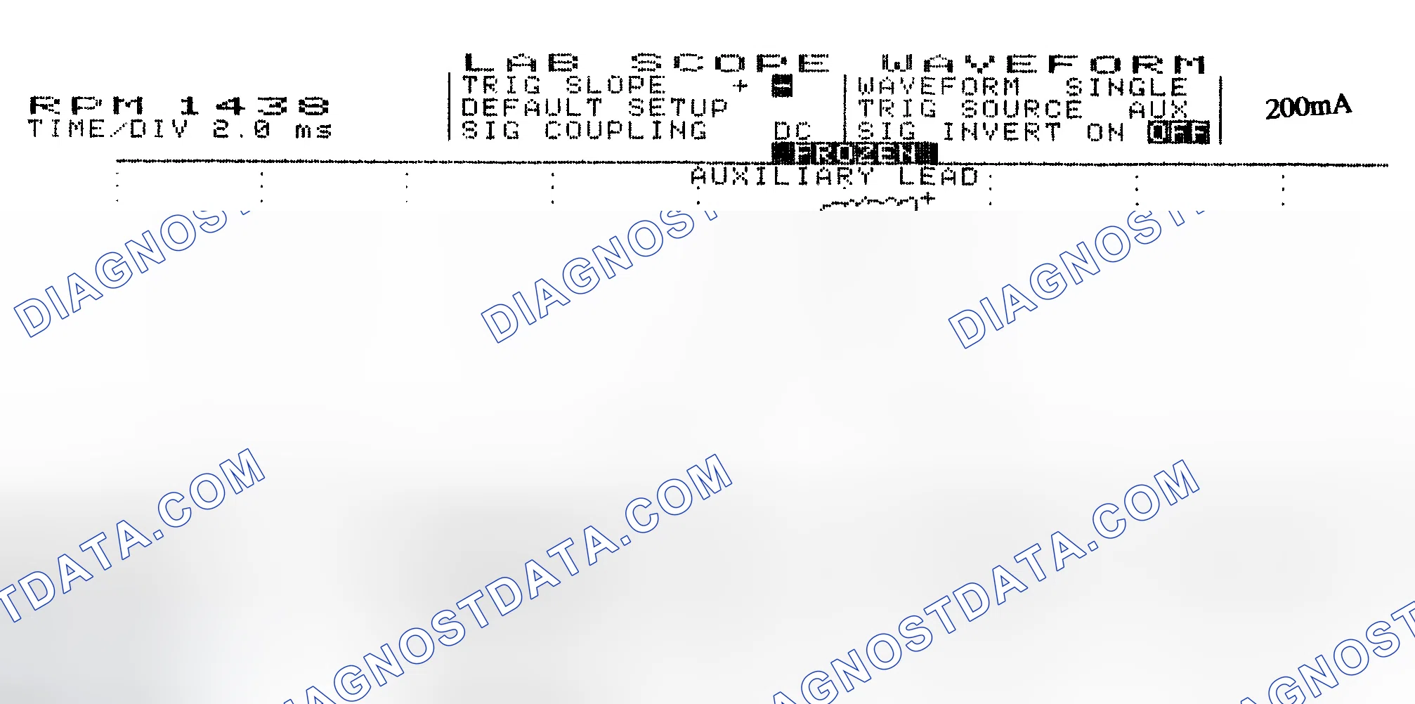 Scheme 15: Single Injector w/Normal Current Flow - Current Pattern