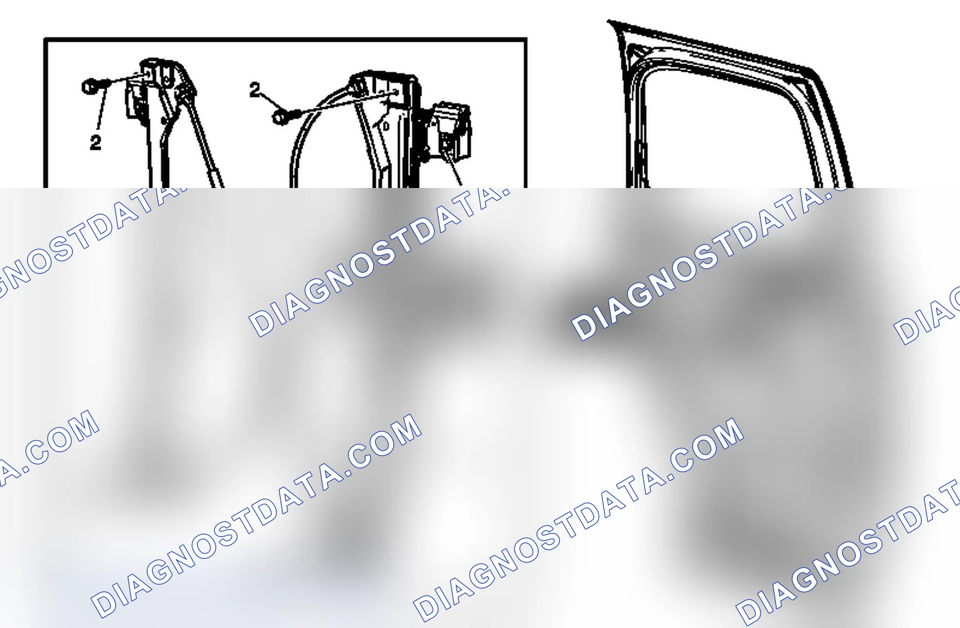 Scheme 16: Rear Side Door Window Regulator Replacement (Manual)