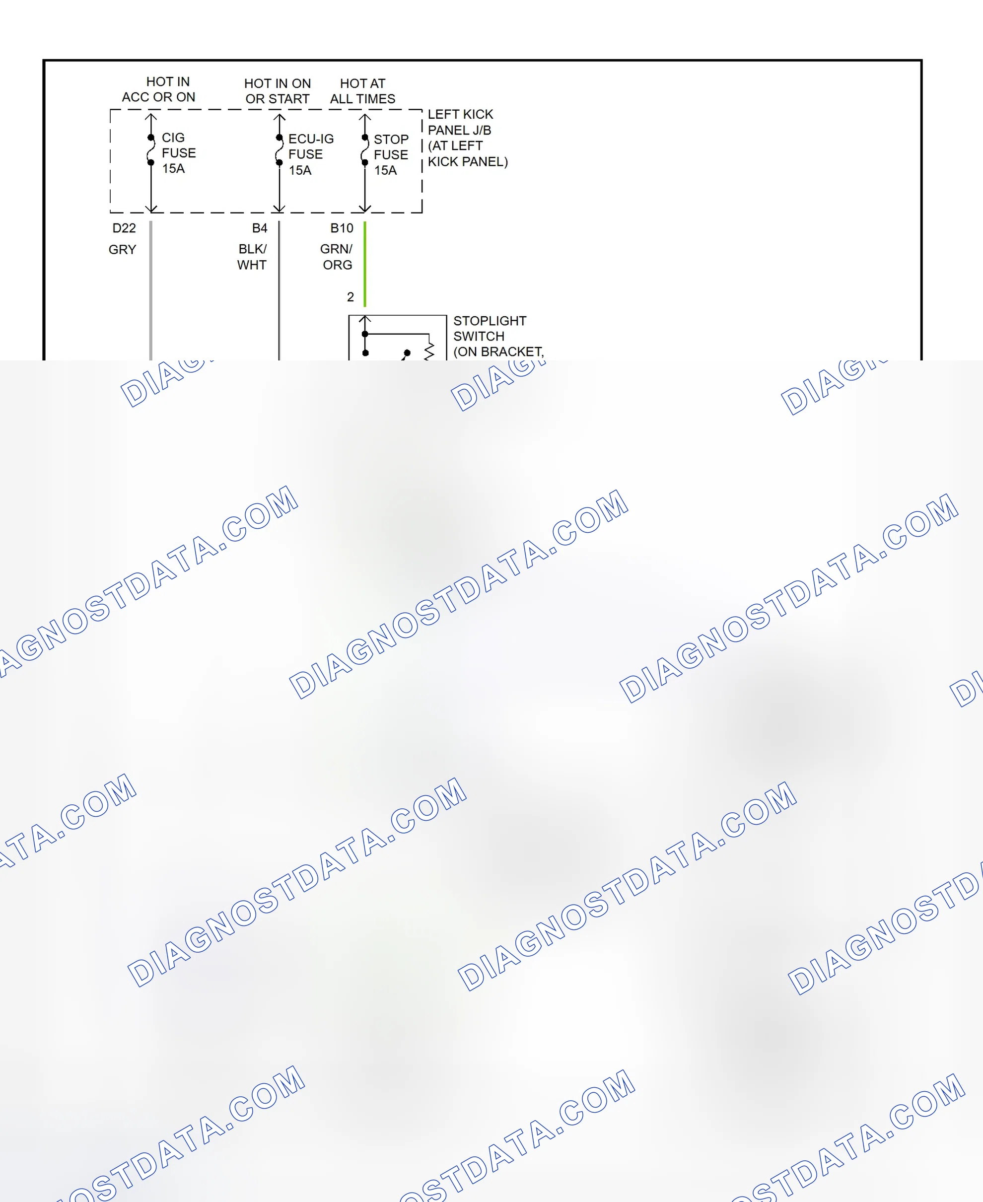 Scheme 377: Shift Interlock System Wiring Diagram (2001 - Toyota Land Cruiser)