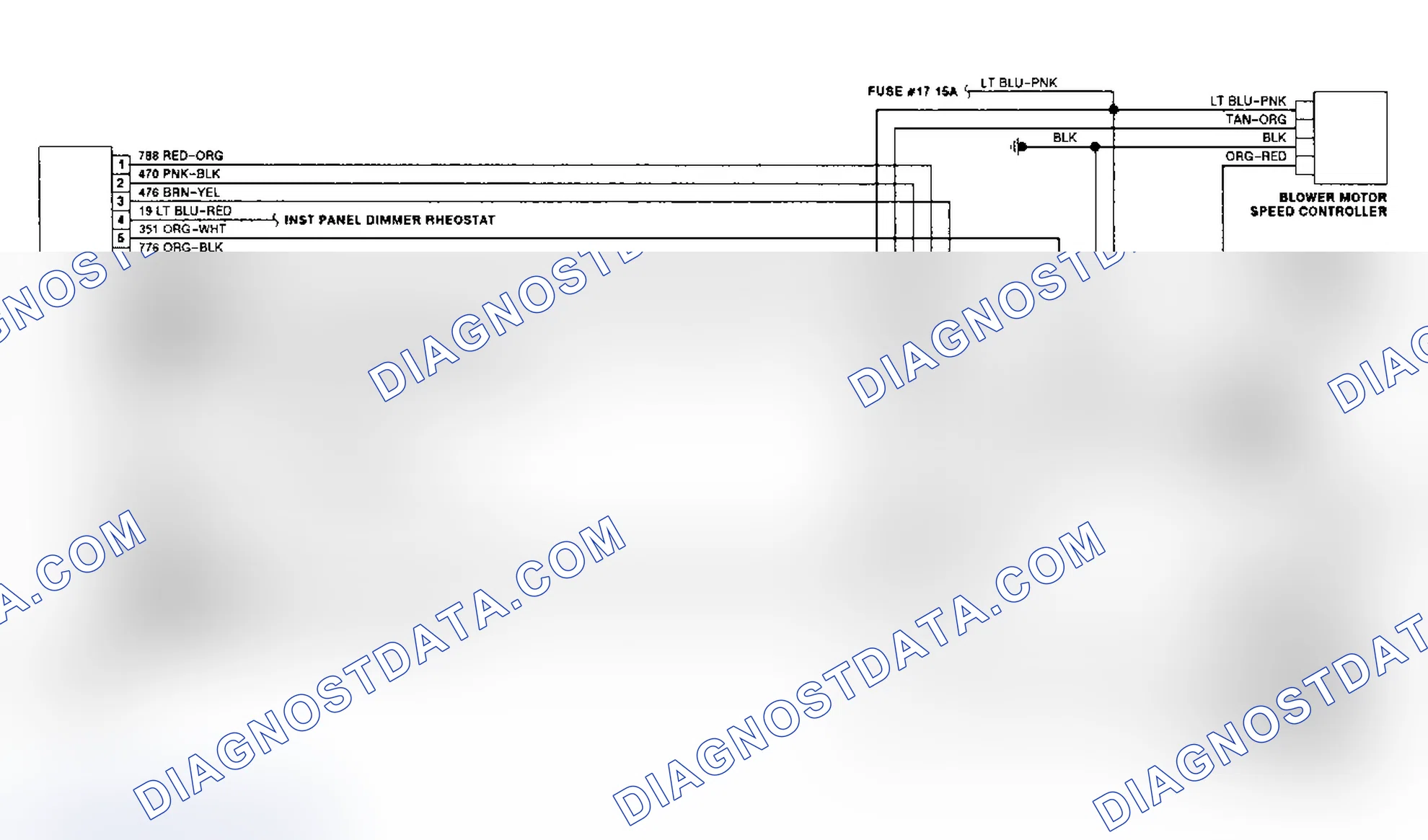 Scheme 8: 1990 Sable & Taurus EATC Wiring Diagram (1 of 2)