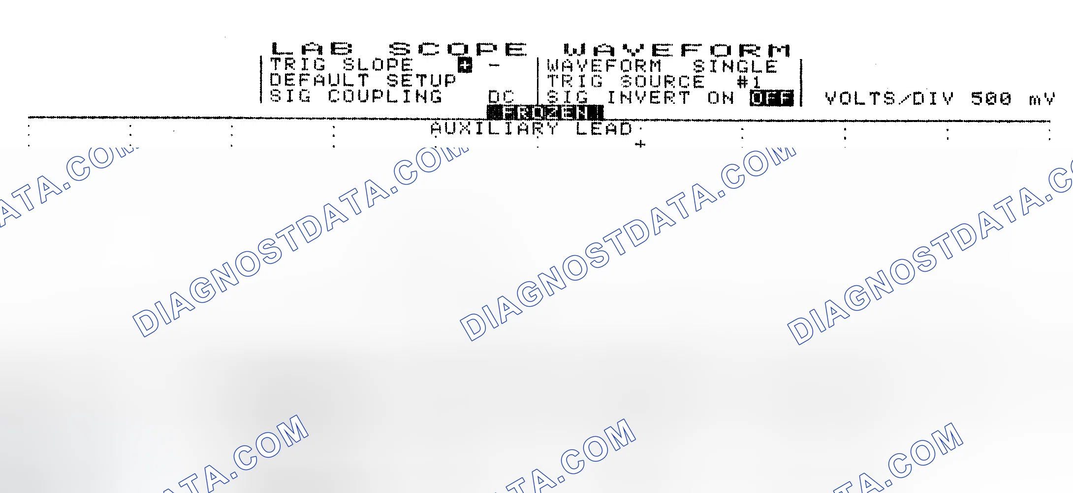 Scheme 10: Single Injector w/Excessive Current Flow - Current Pattern