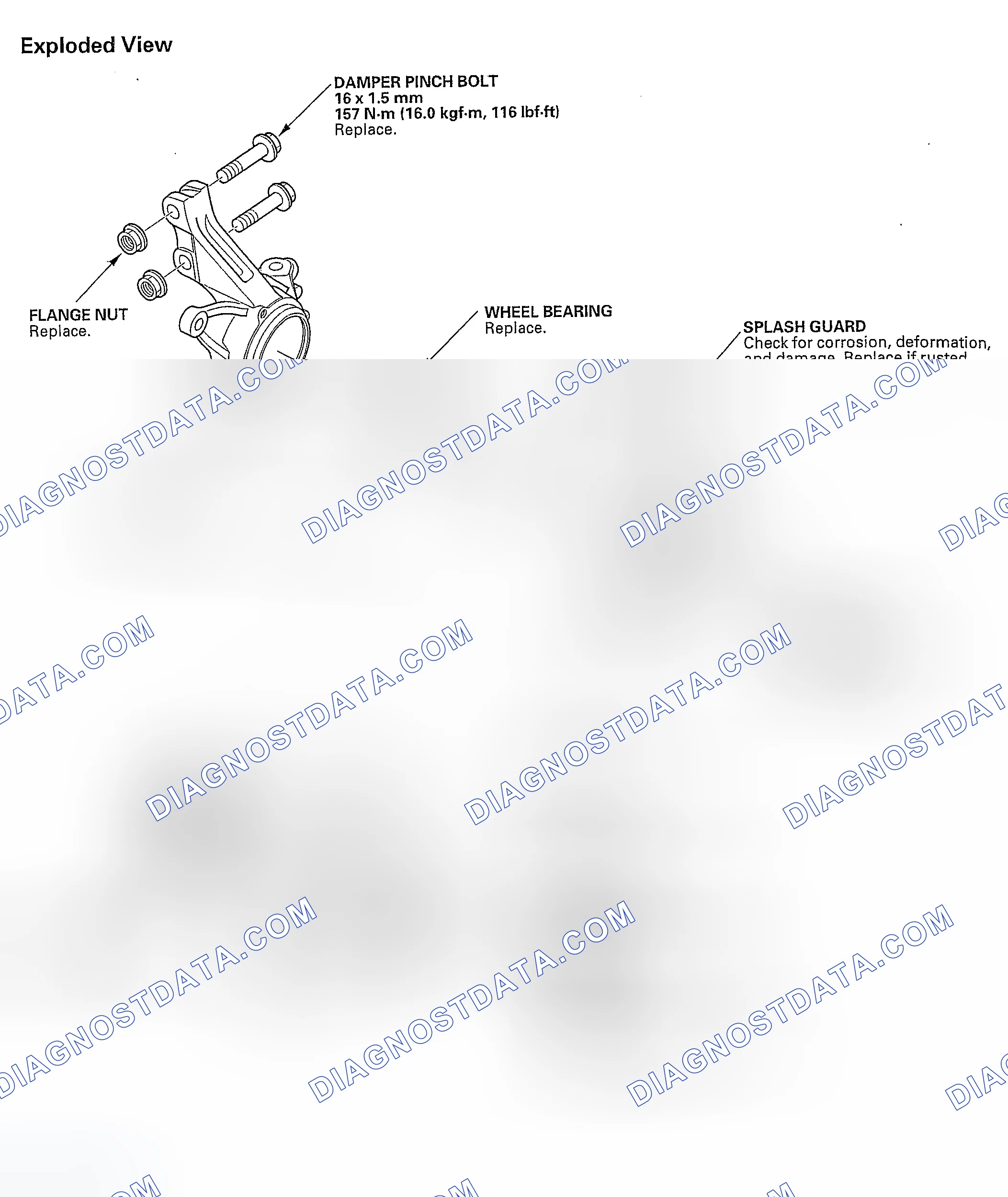 Scheme 1: Knuckle/Hub Replacement