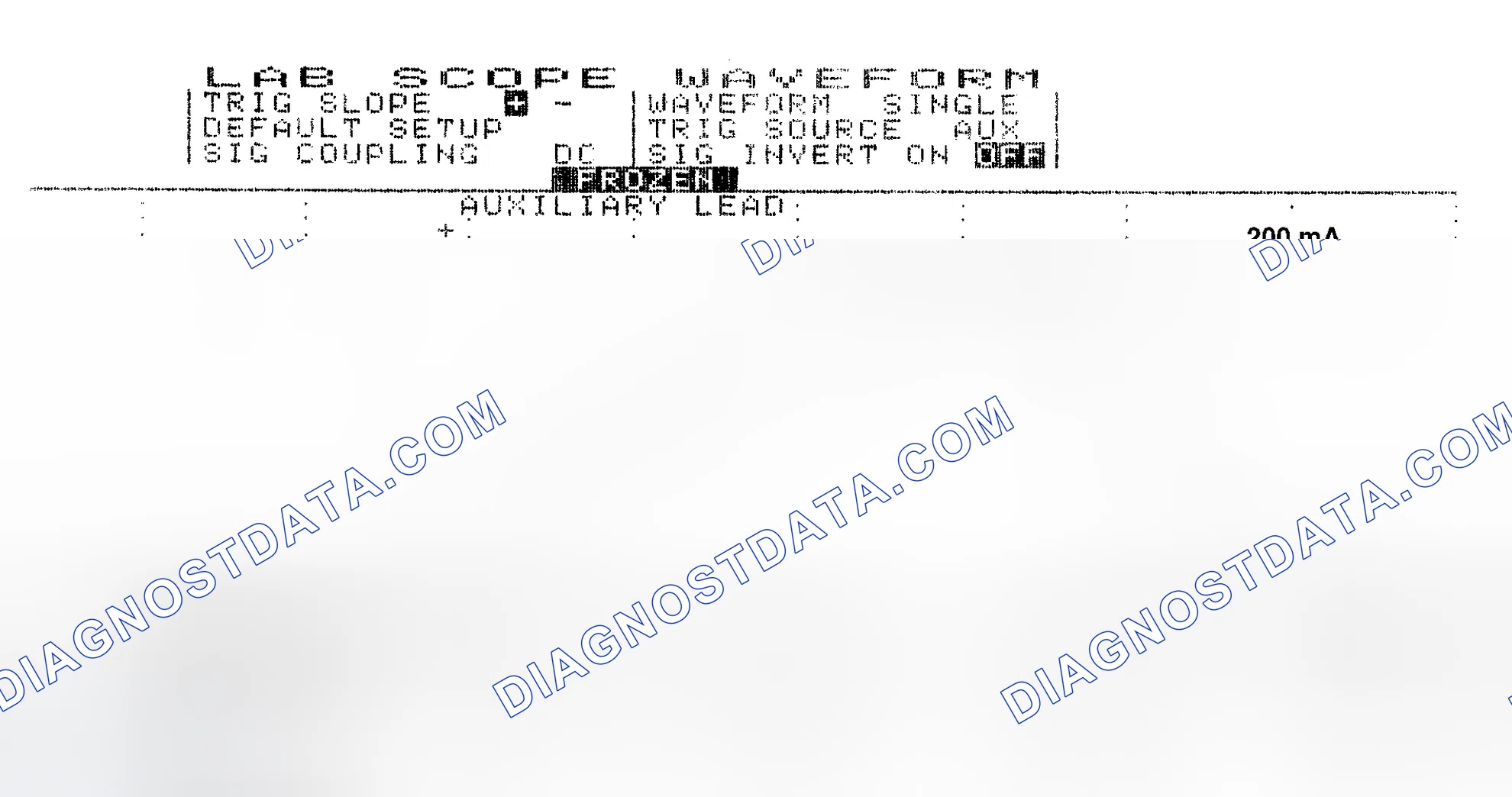 Scheme 13: Single Injector w/Normal Current Flow - Current Pattern