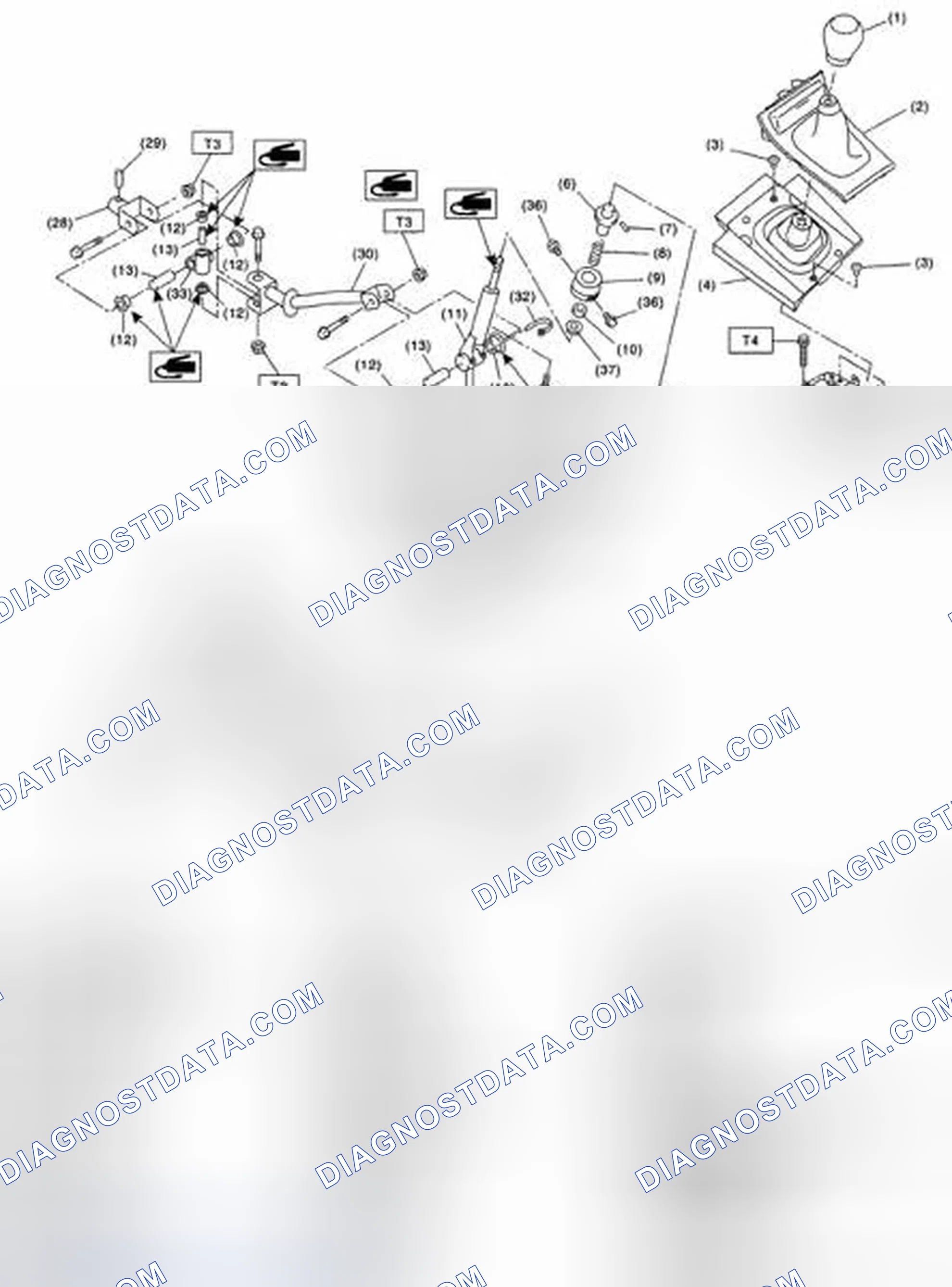 Scheme 154: 6MT GEAR SHIFT LEVER