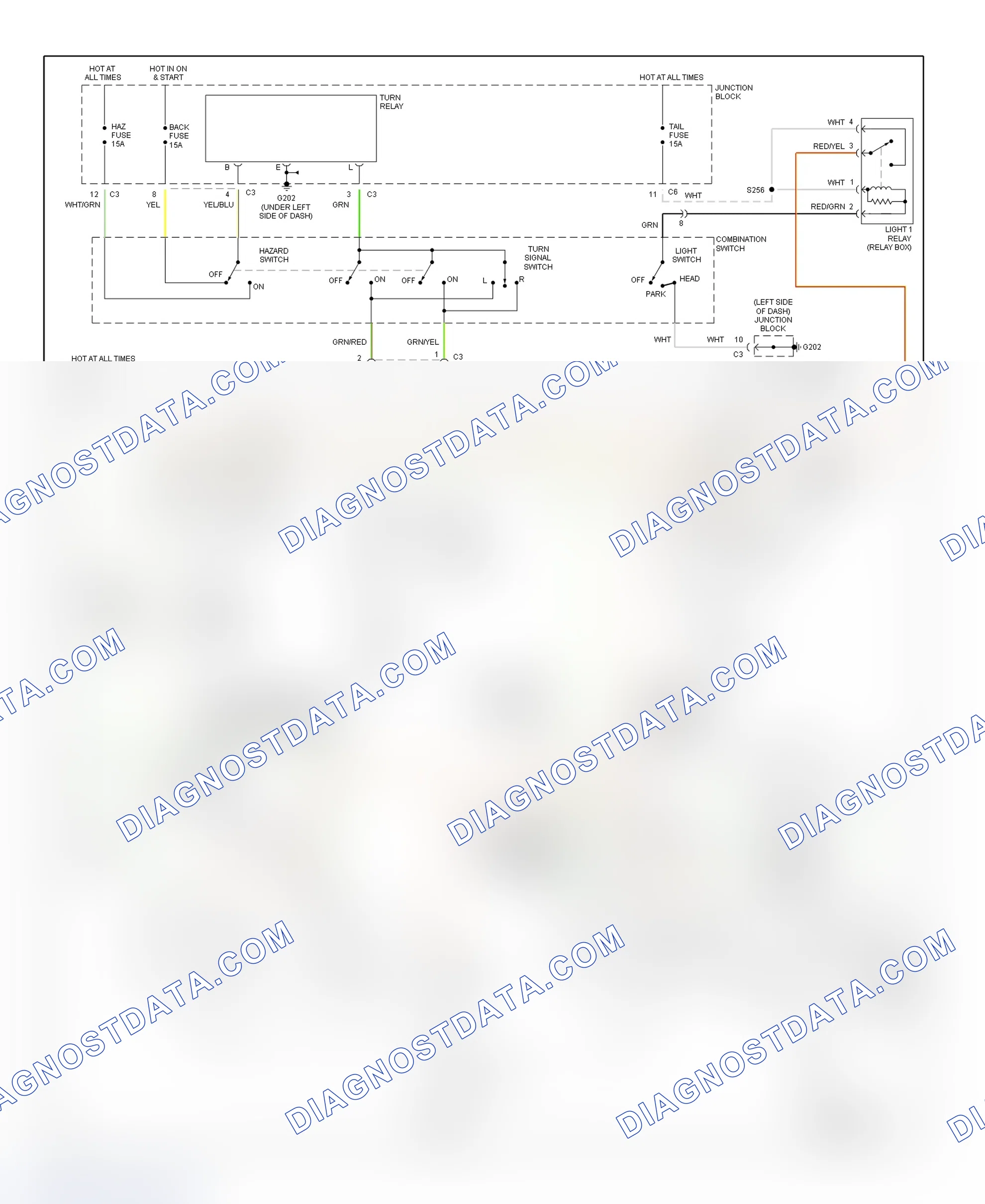 Scheme 31: Exterior Lights Wiring Diagram (Metro & Firefly (Canadian))