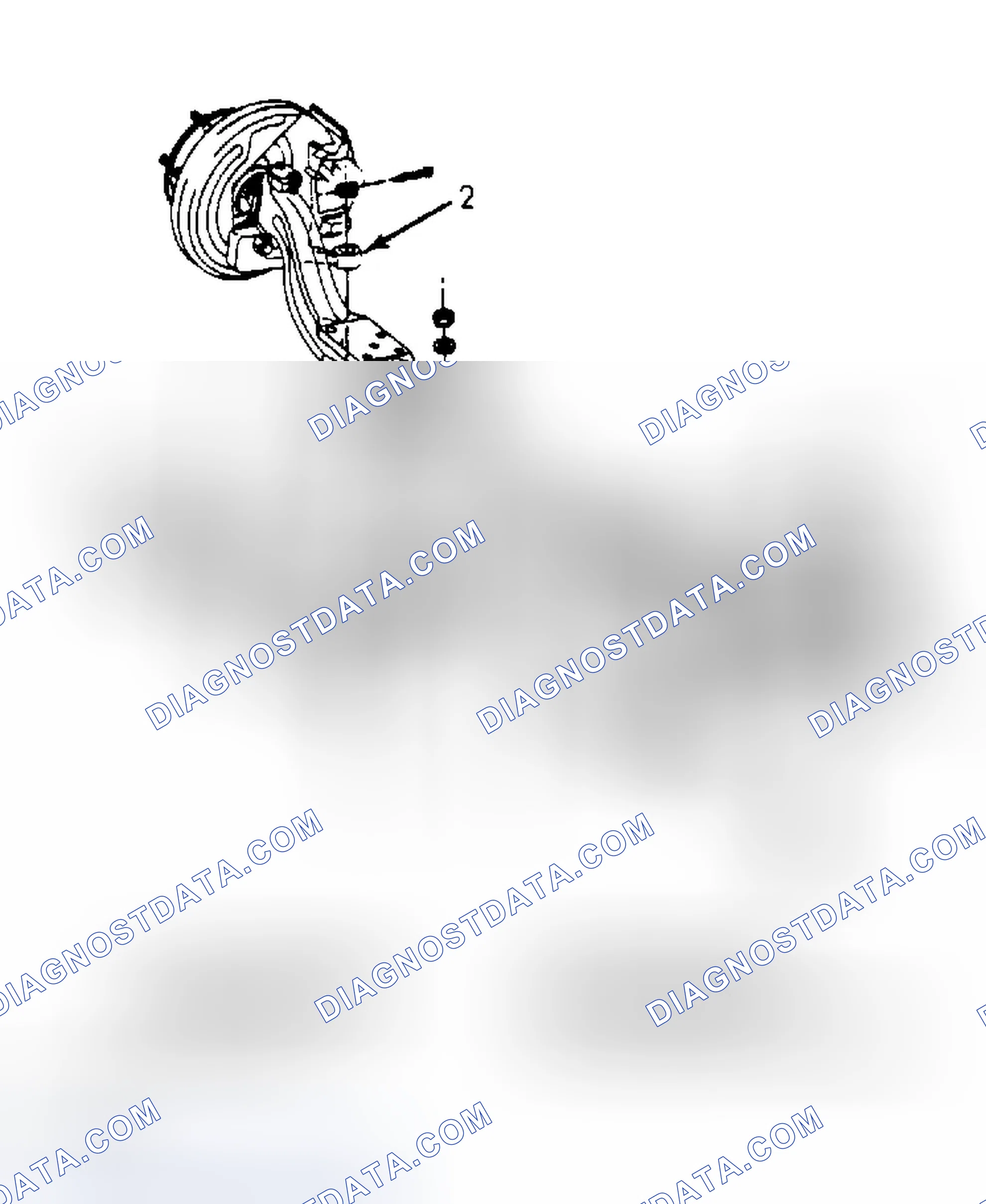 Scheme 5: View Of Steering Linkage (Commercial Van - I-Beam Axle)