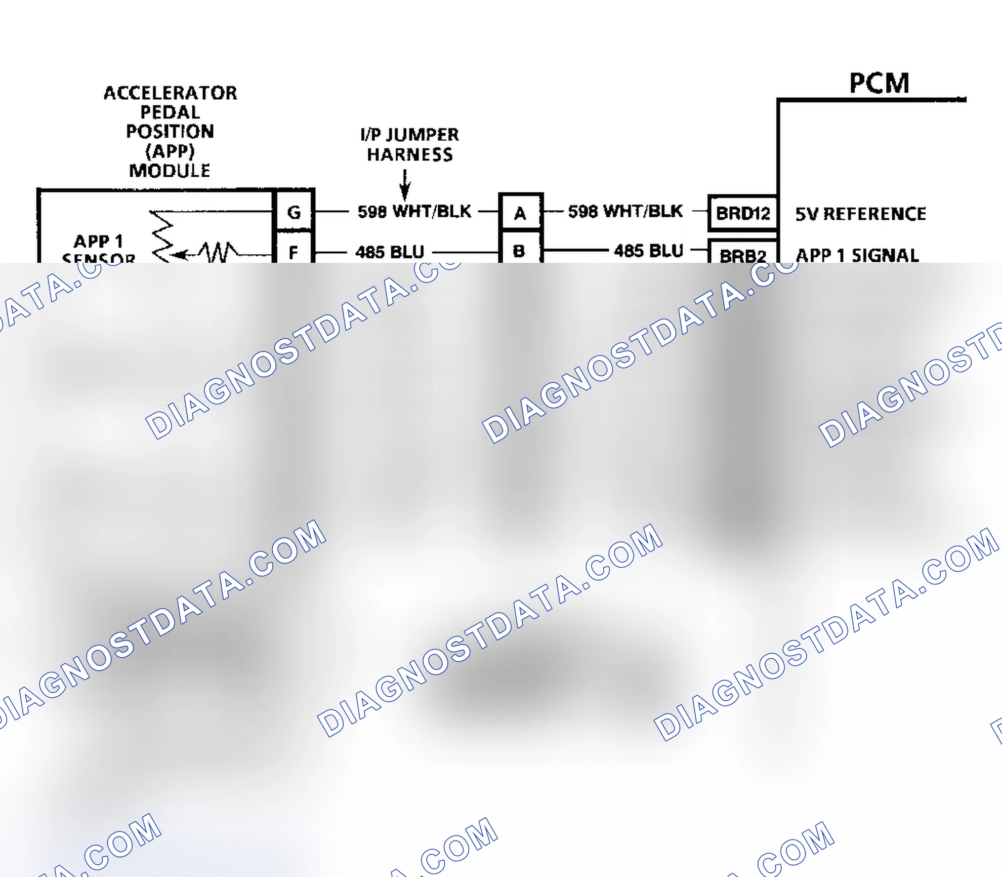 Scheme 92: DTC P0121 Schematic