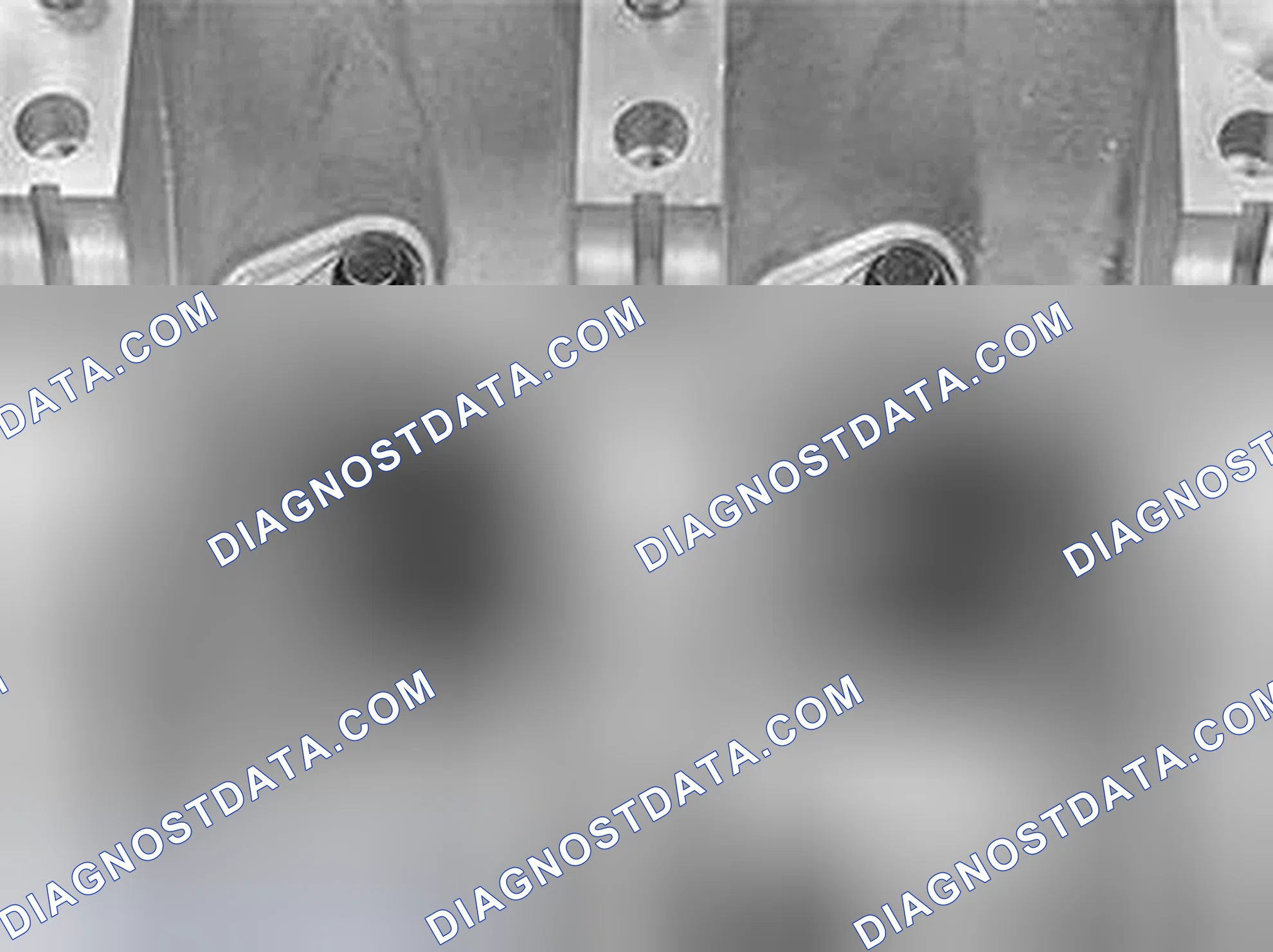 Scheme 437: Installing the piston cooling valve and nozzles