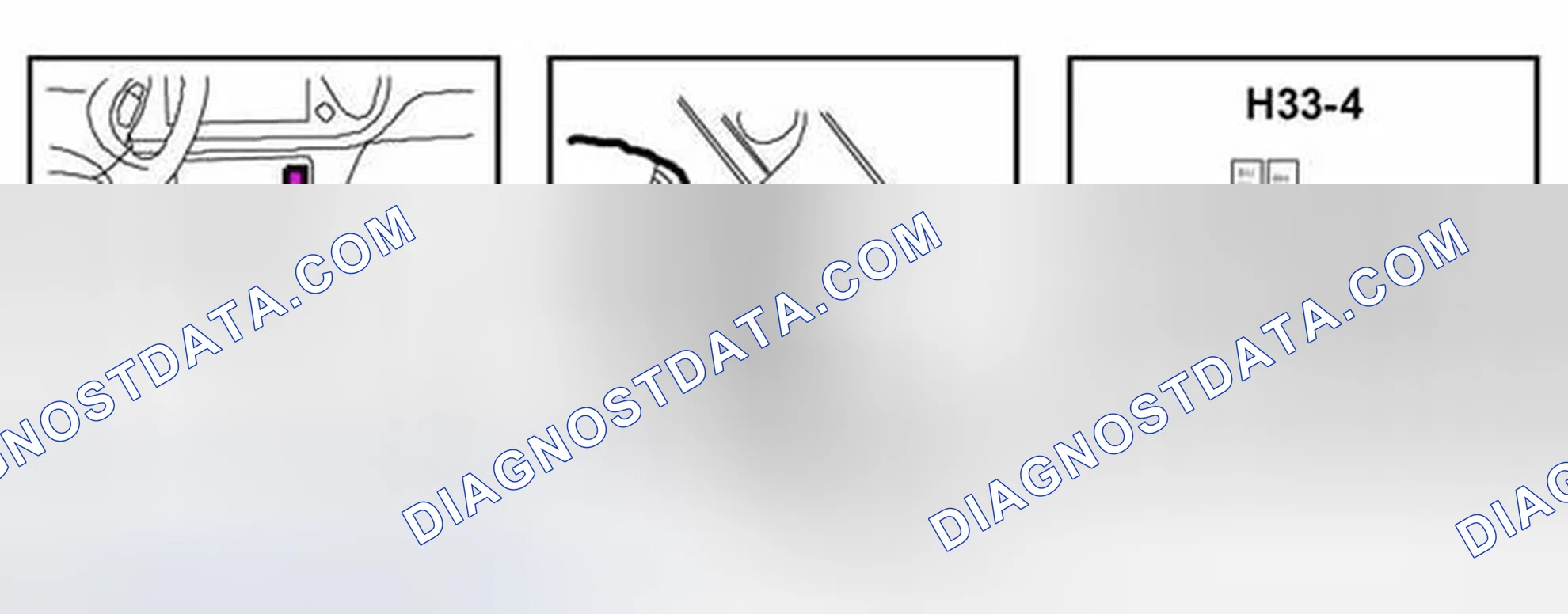 Scheme 55: Identifying Connector H33-4 (LHD)