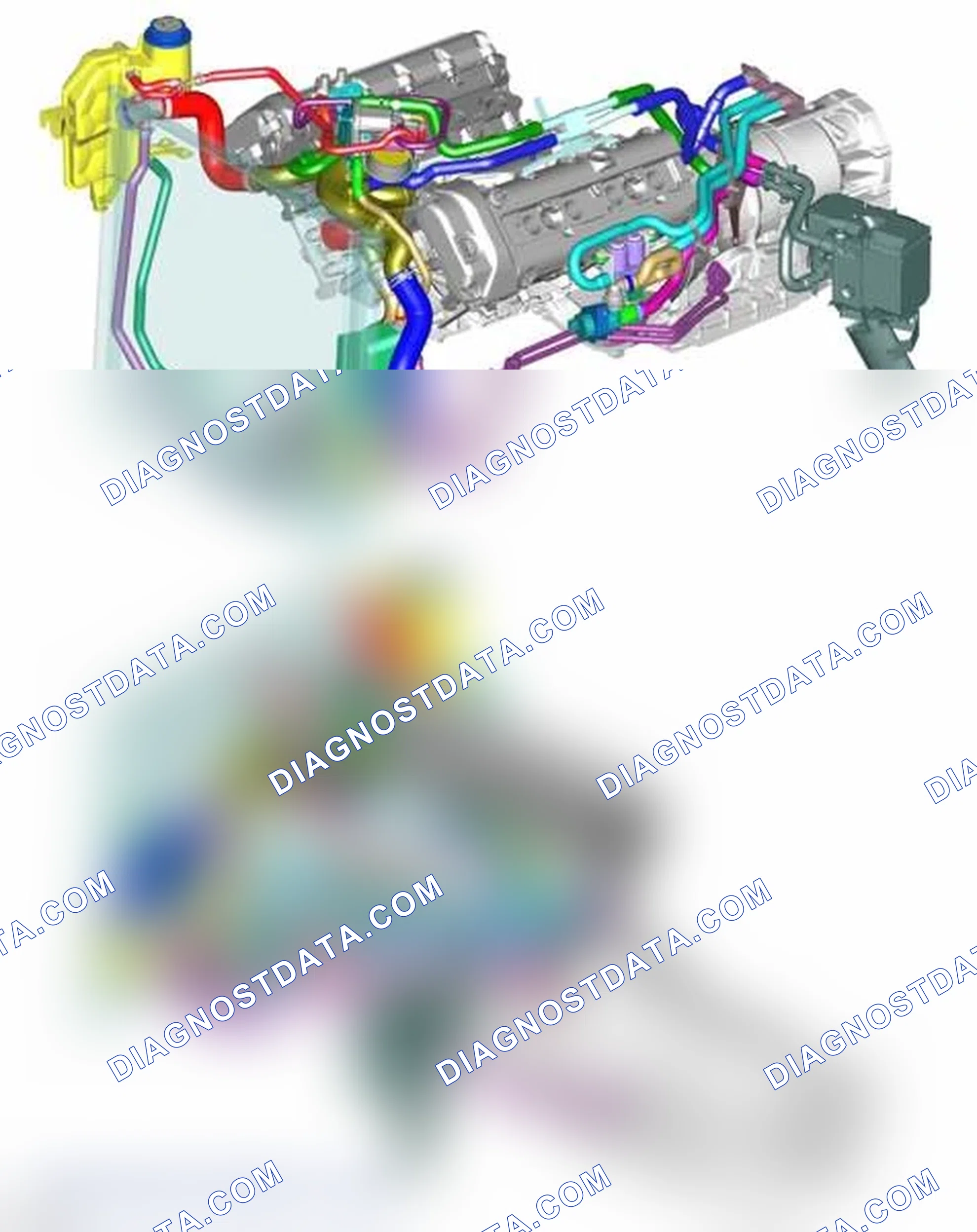 Scheme 54: ENGINE COOLING SYSTEM OPERATION