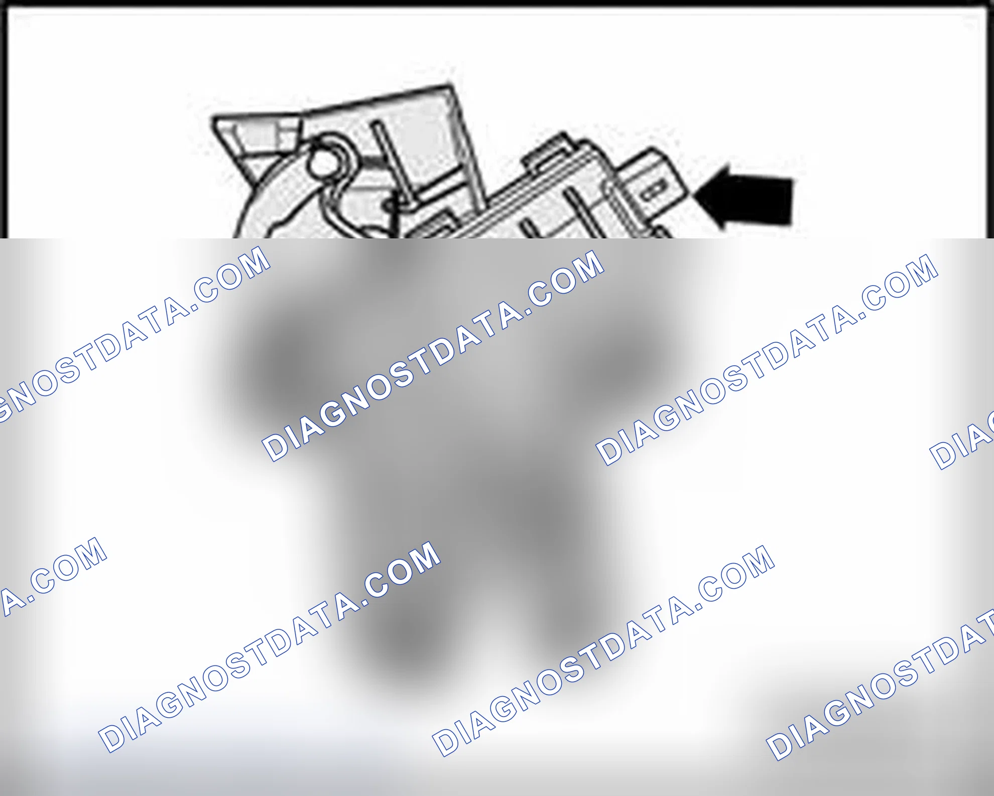 Scheme 336: Trunk Lock/Alarm/Central Locking Switch F124 - from 11.04, removing and installing