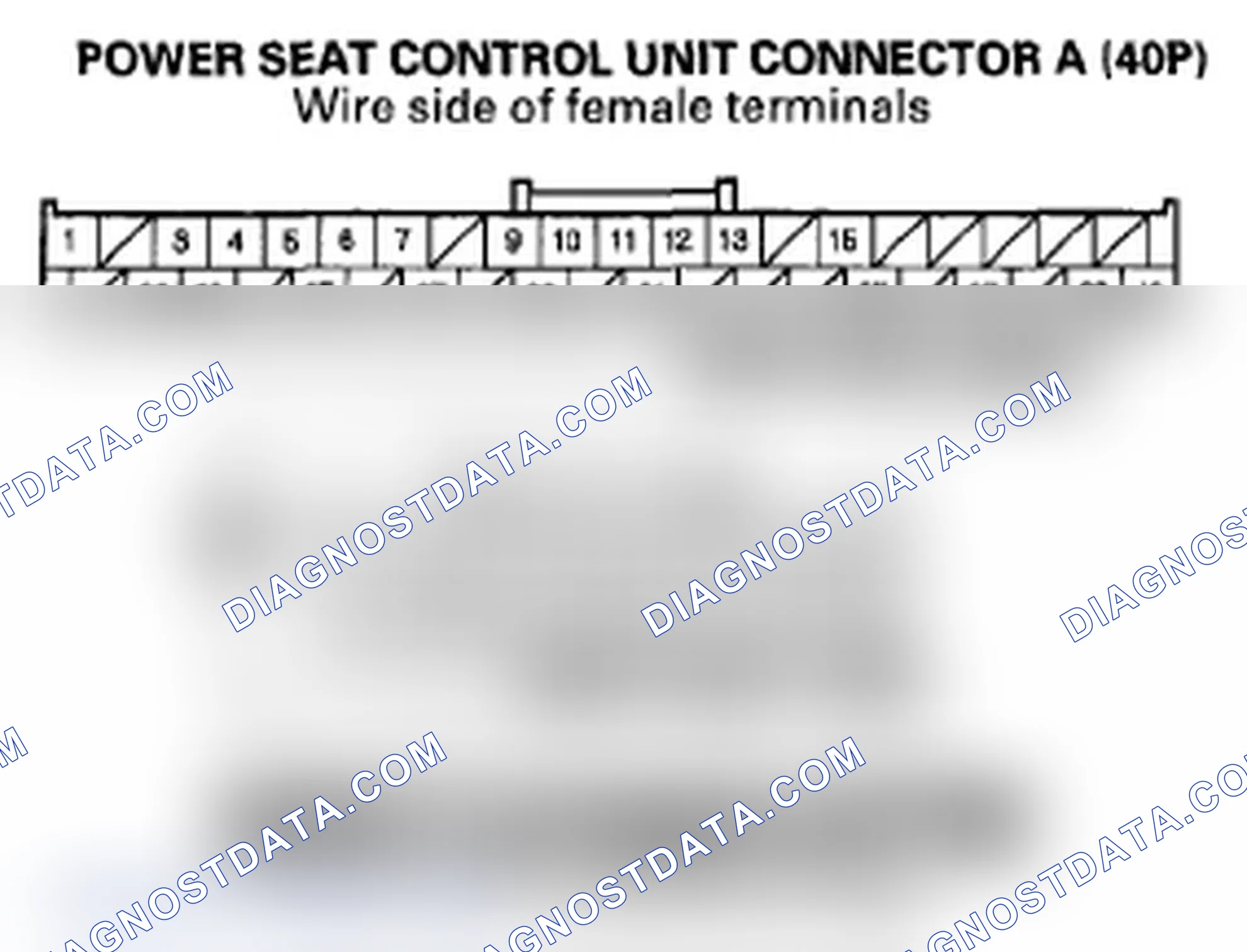 Scheme 62: DTC B1843: Power Seat Control Unit Lost Communication with Power Tilt/Telescopic Steering Control Un