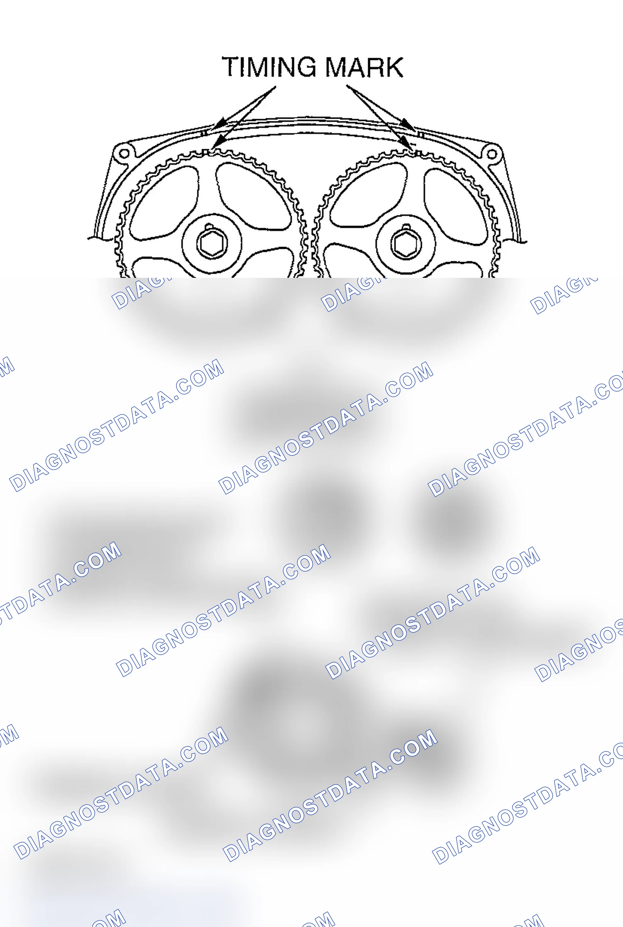Scheme 888: >> F << VALVE TIMING BELT INSTALLATION