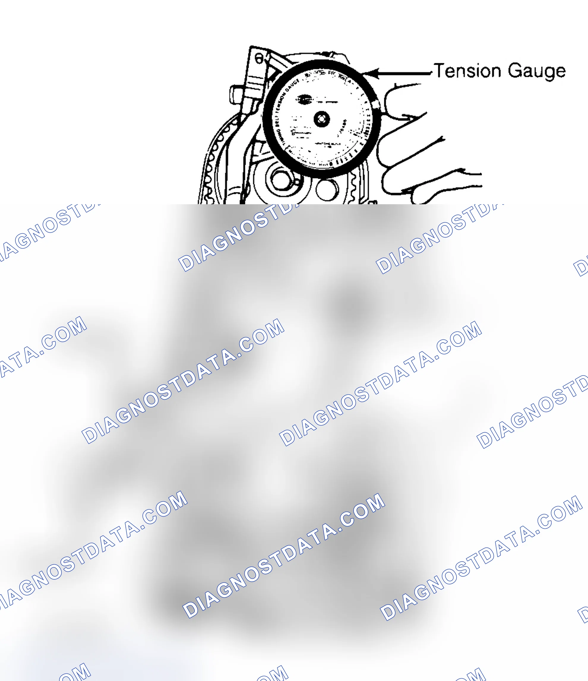 Scheme 28: Adjusting Typical Timing Belt Tension