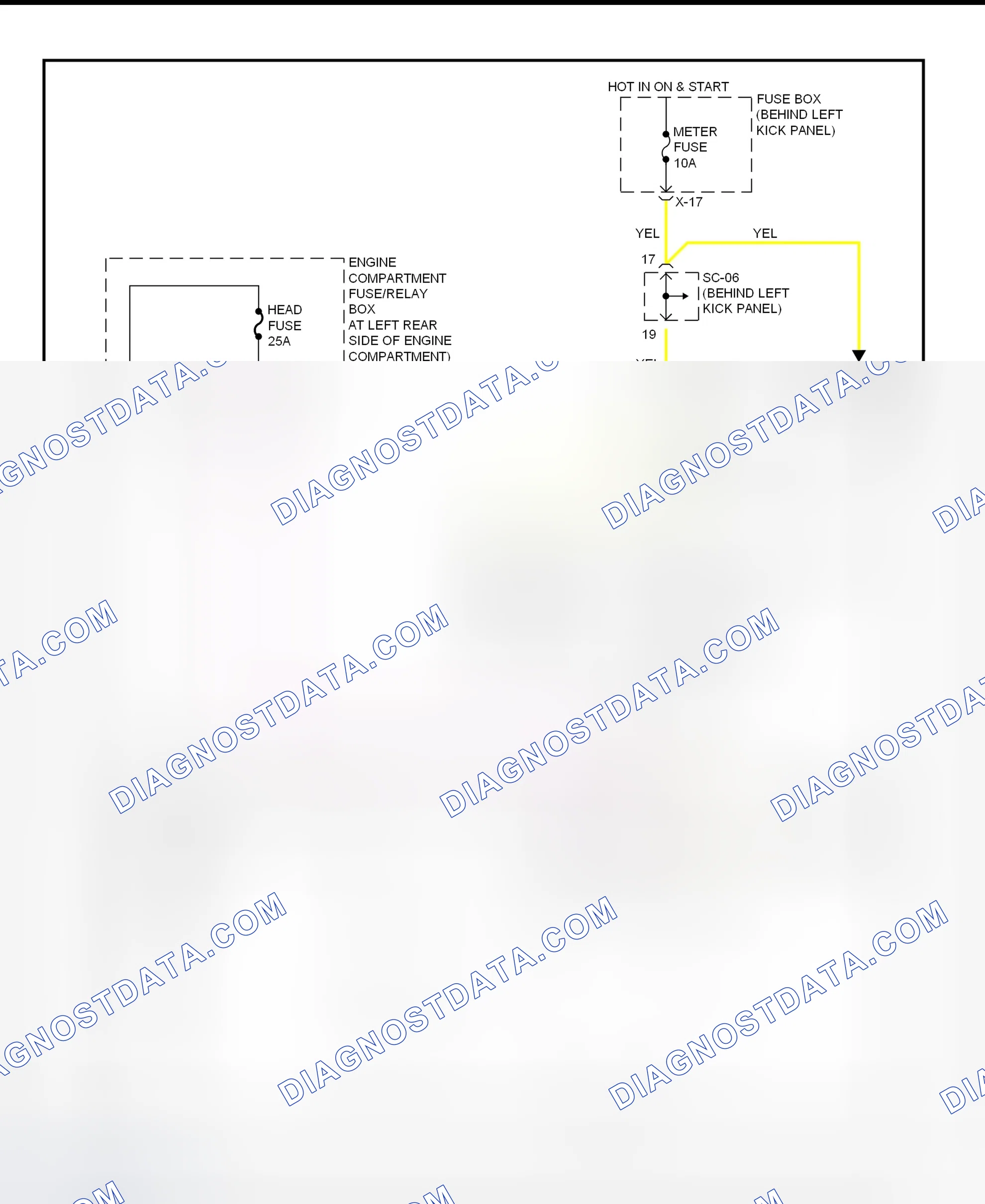 Scheme 4: Charging System Wiring Diagram (Sephia & Spectra)