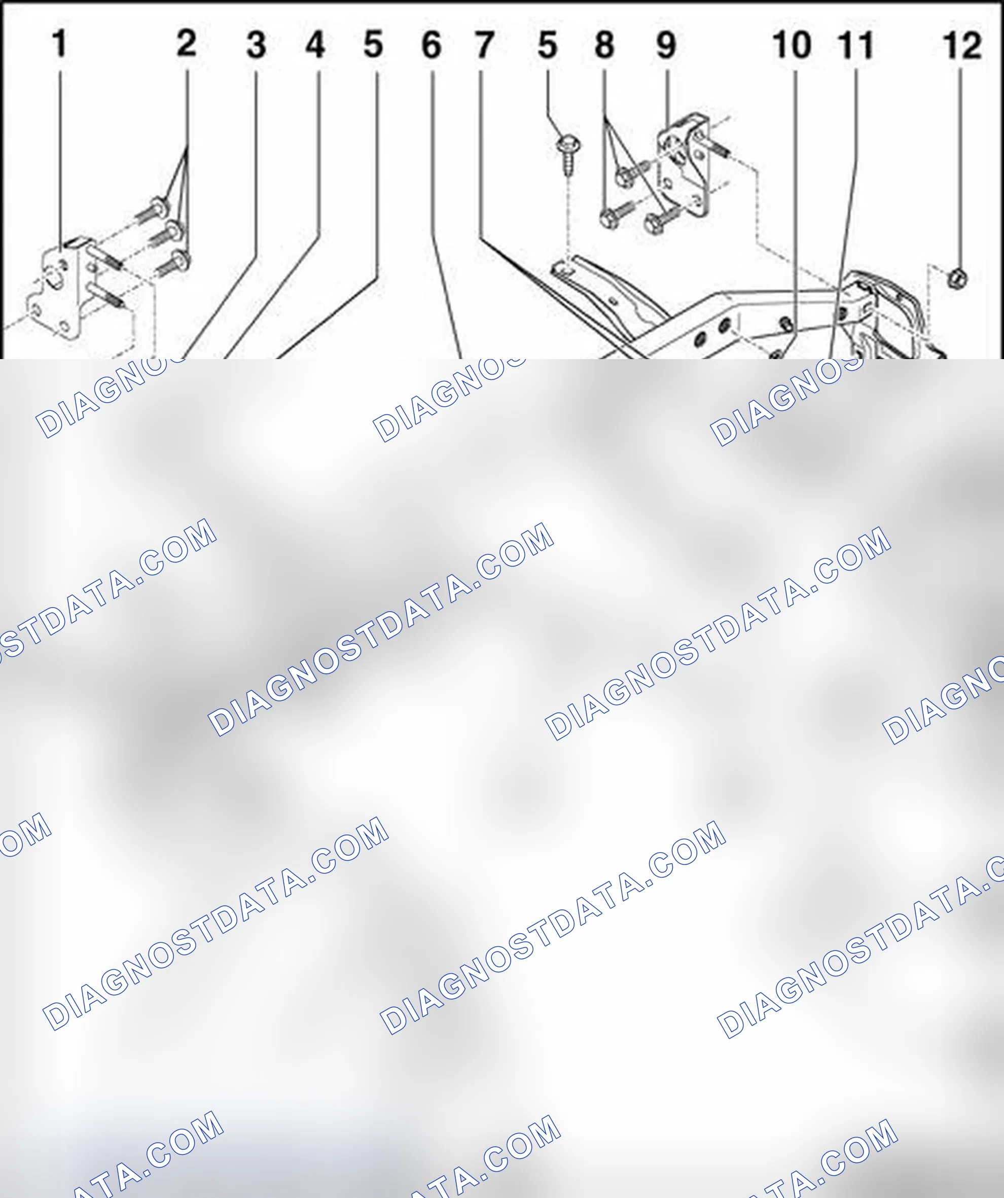 Scheme 129: Components locations, assembly overview