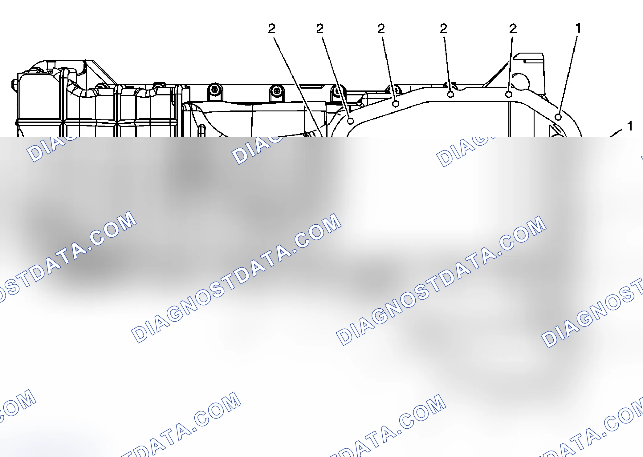 Scheme 137: Upper Oil Pan - Bottom View