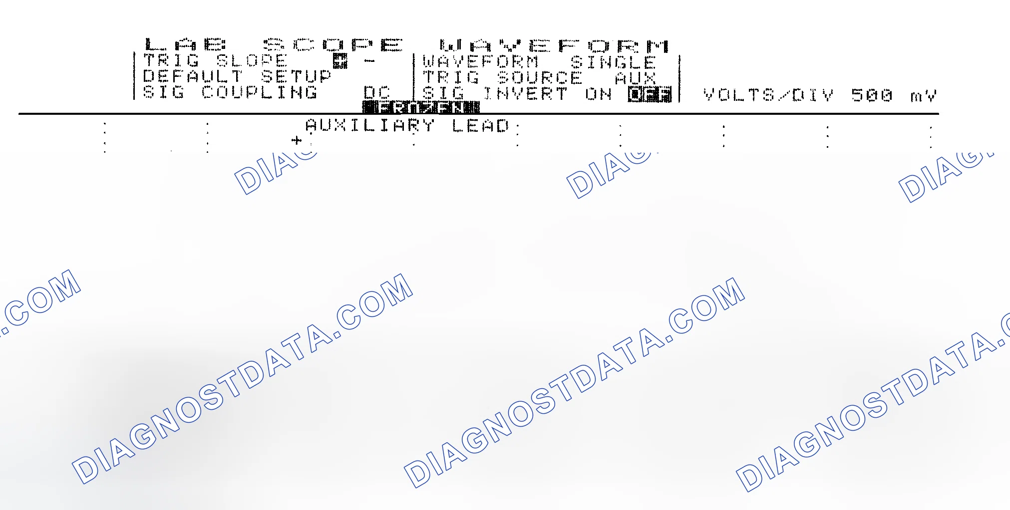 Scheme 14: Single Injector w/Excessive Current Flow - Current Pattern