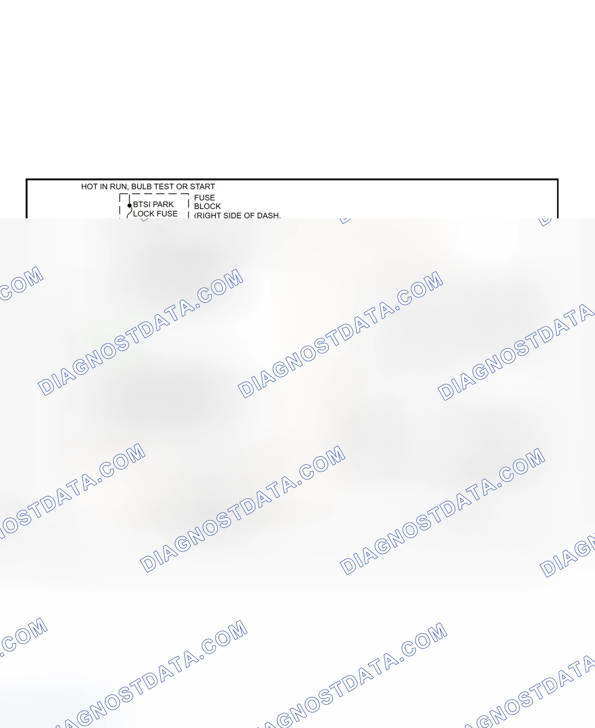 Fig. 35: Shift Interlock System Wiring Diagram (1999 Intrigue)