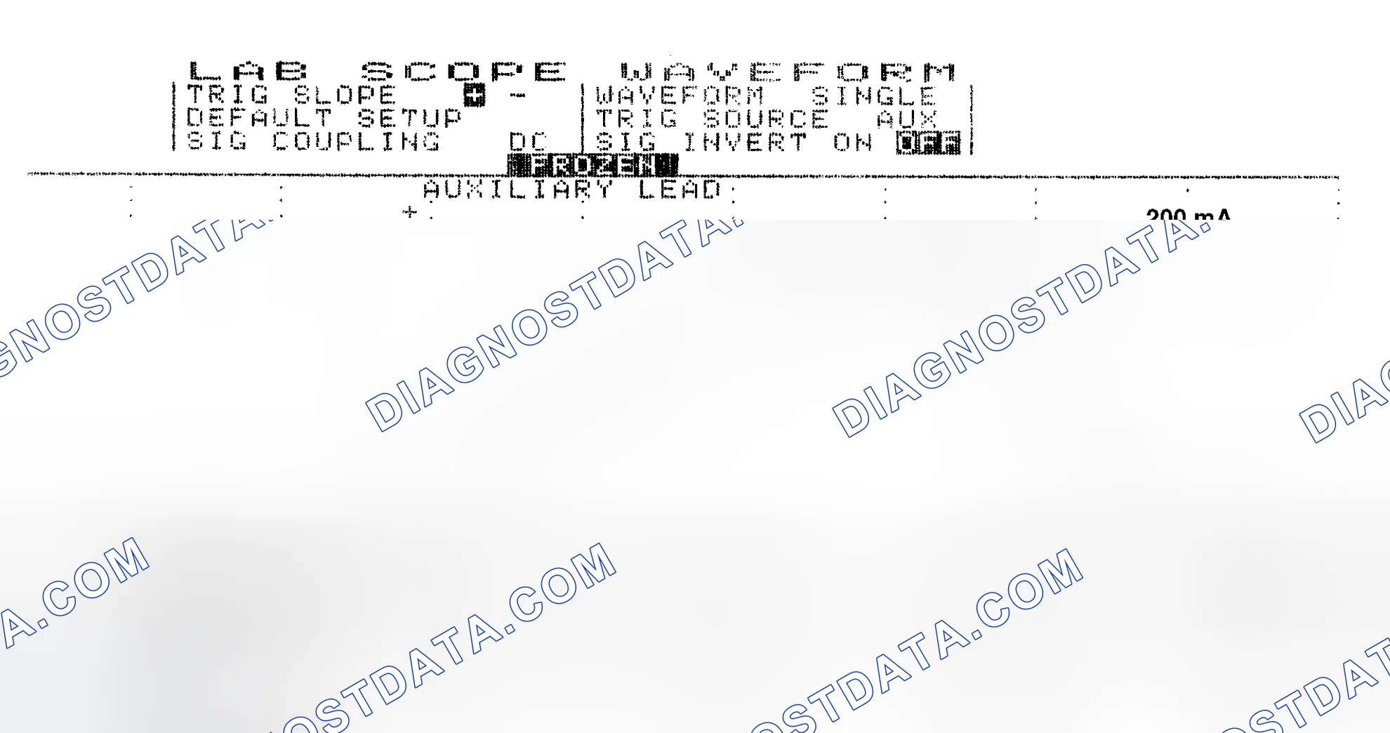 Scheme 13: Single Injector w/Normal Current Flow - Current Pattern