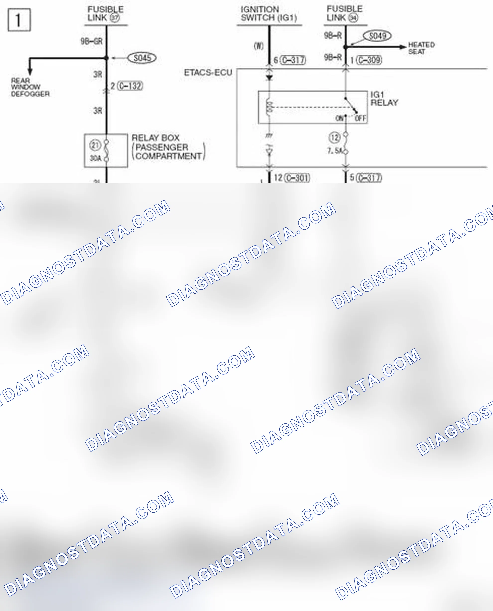 Scheme 331: REAR WINDOW DEFOGGER