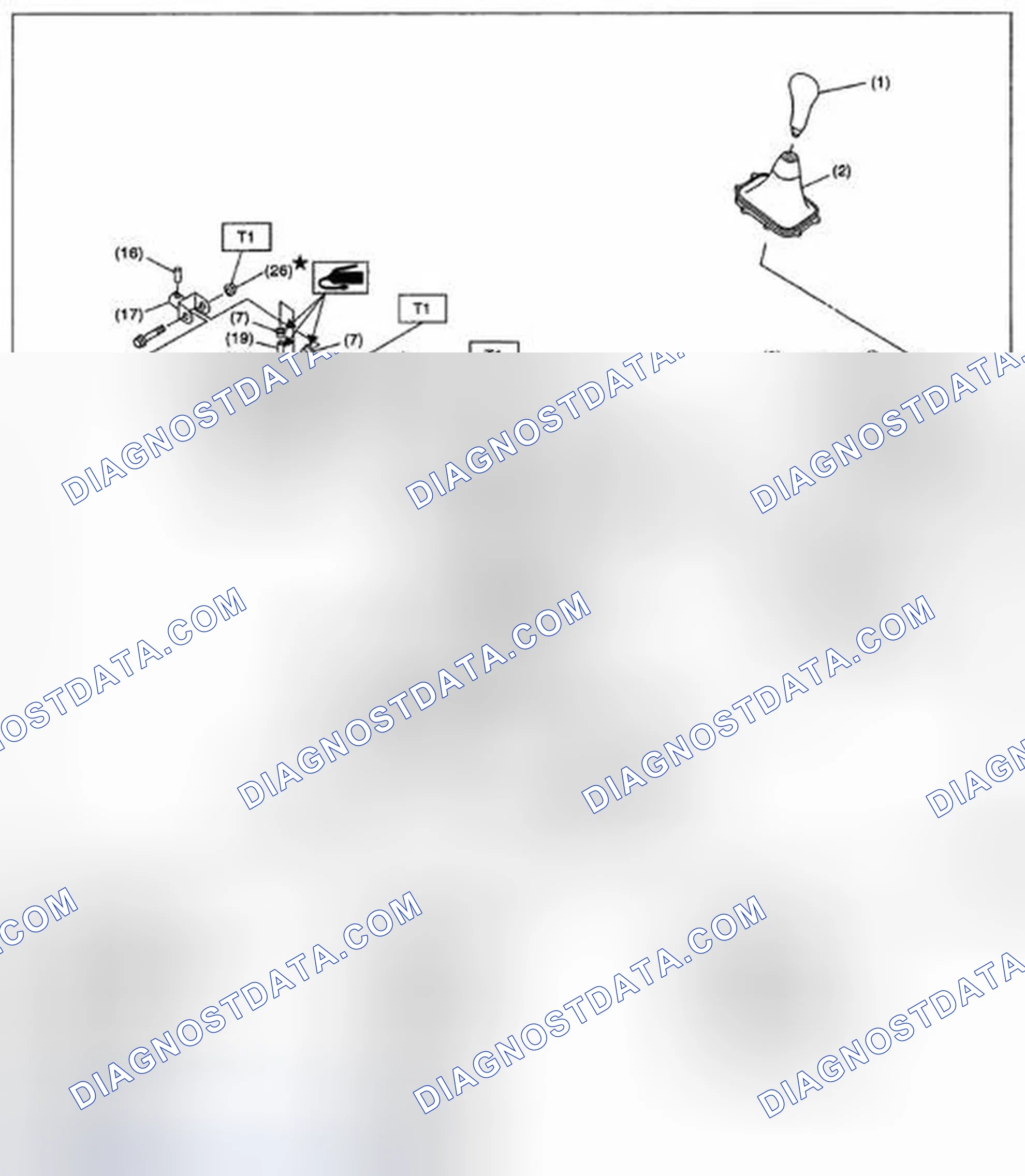 Scheme 65: 5MT GEAR SHIFT LEVER