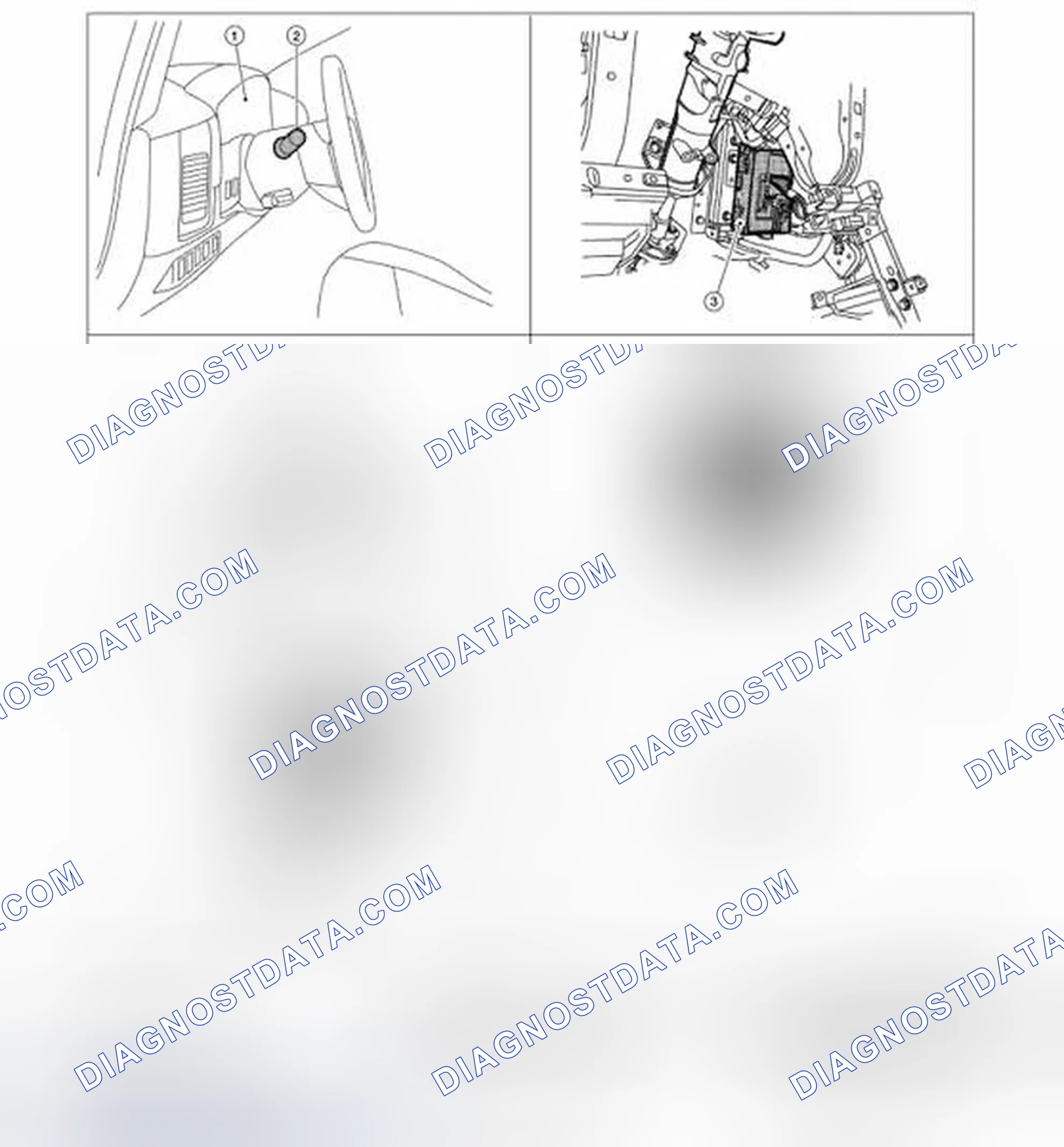 Scheme 70: KEY WARNING CHIME (WITH INTELLIGENT KEY) : Component Parts Location