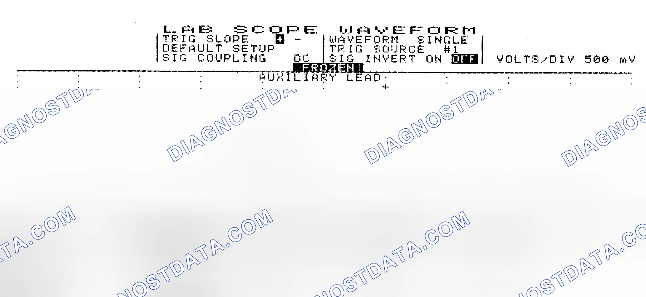 Scheme 10: Single Injector w/Excessive Current Flow - Current Pattern
